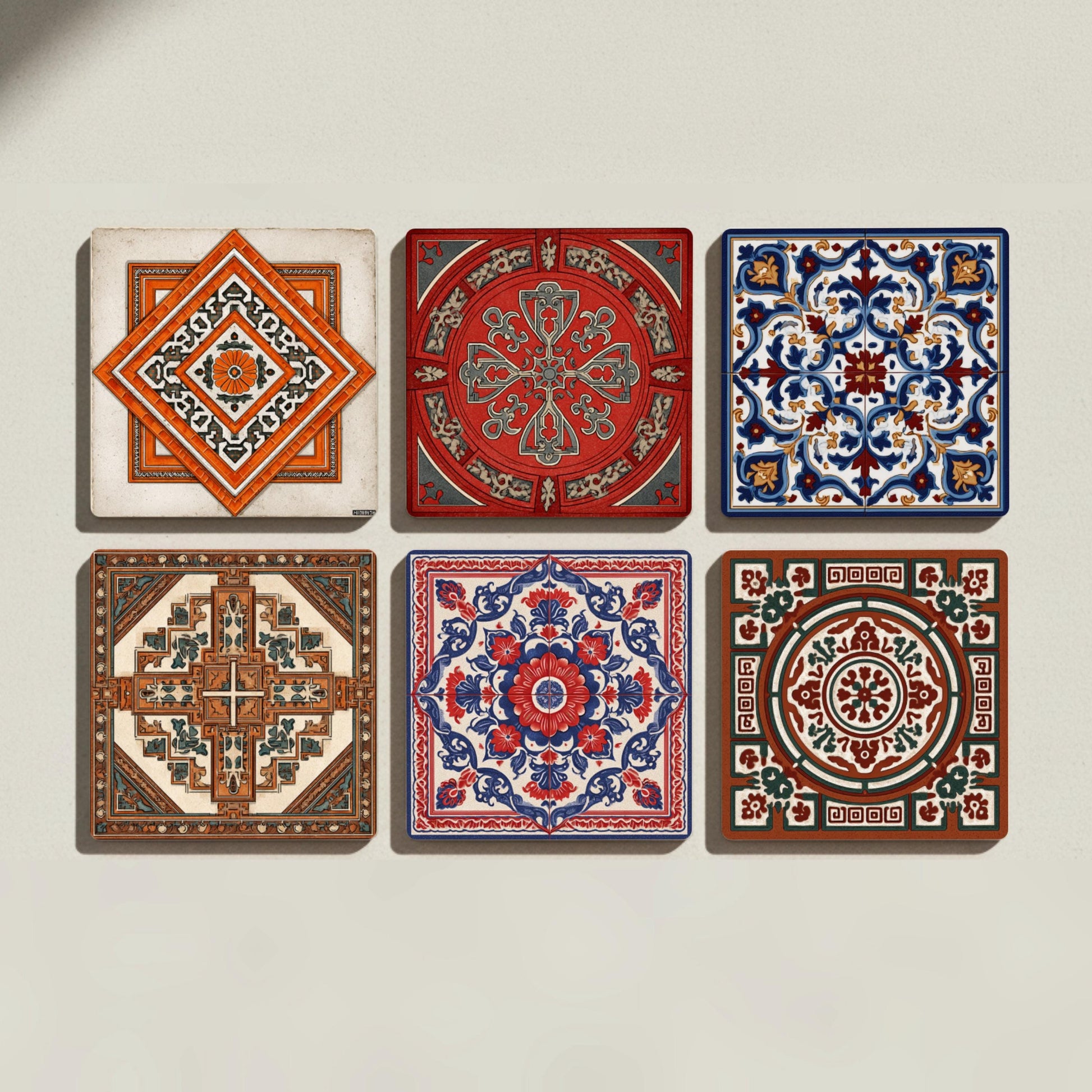 Sottobicchieri Diseño Geometrico japonés — Sottobicchieri a Motivi Moderni