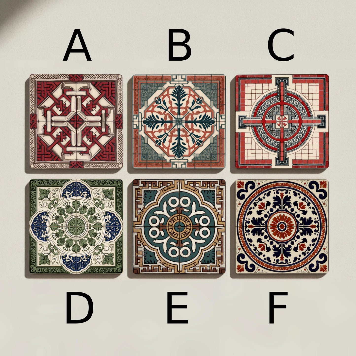 Posavasos Azulejos de catedral gótica