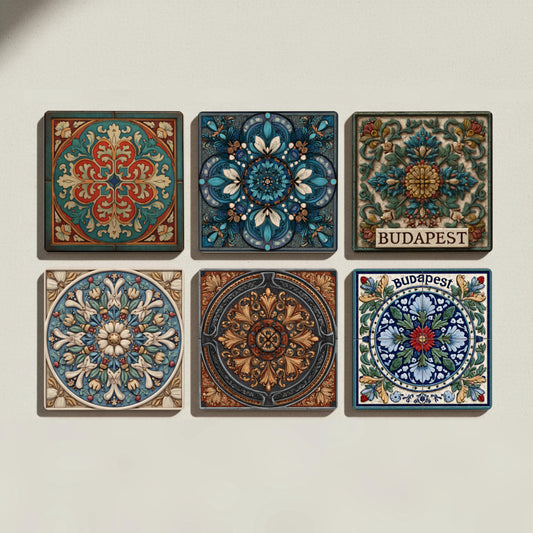 Posavasos Azulejos Art Nouveau de Budapest