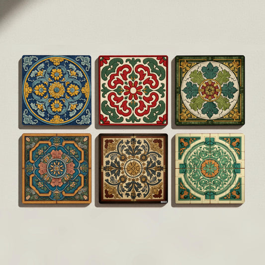 Posavasos Azulejos de loza francesa