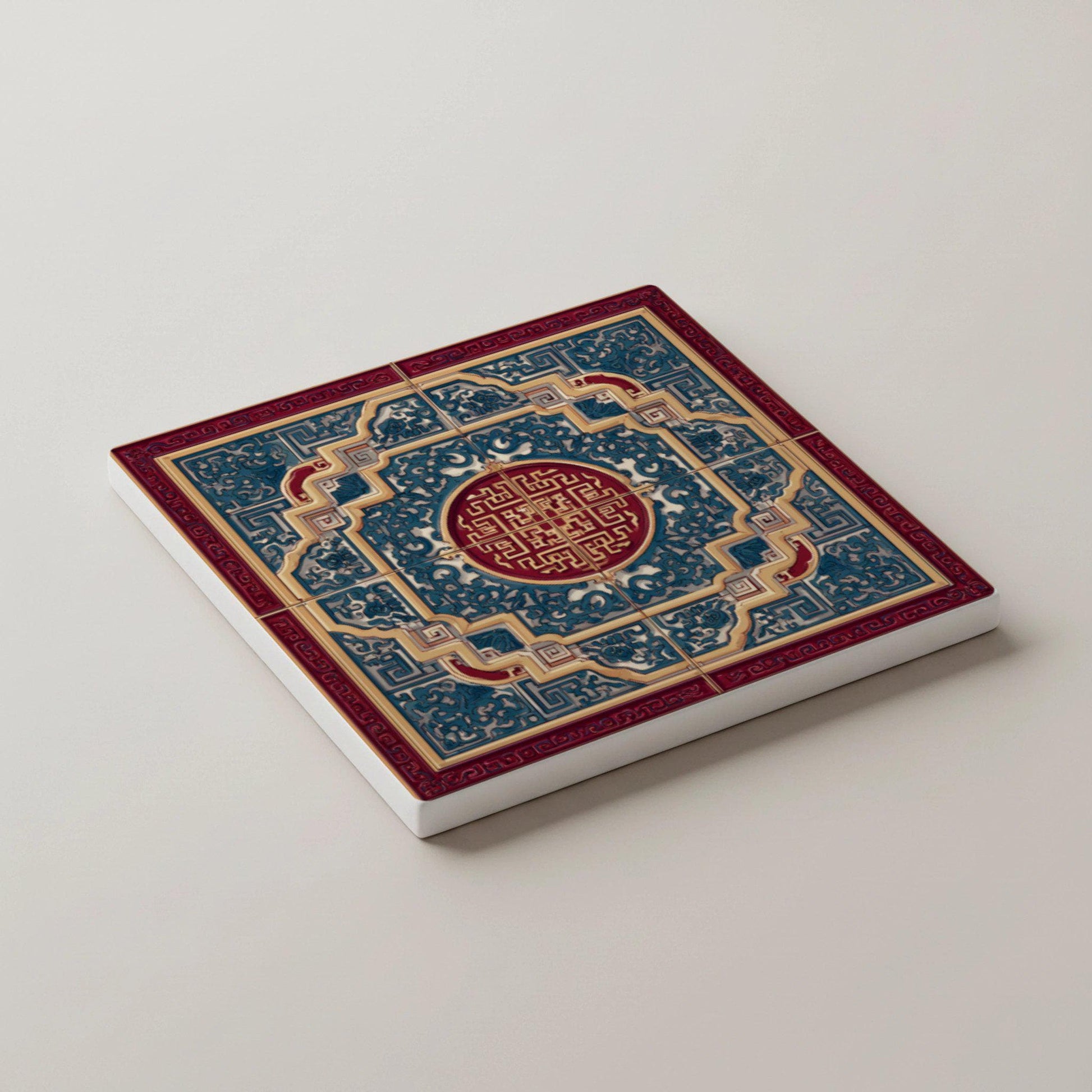 Dinastía Qing · Dessous de Verre avec Liège — Set de Table pour Amateurs de Design