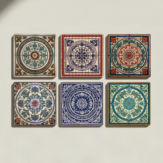 Posavasos Azulejos victorianos