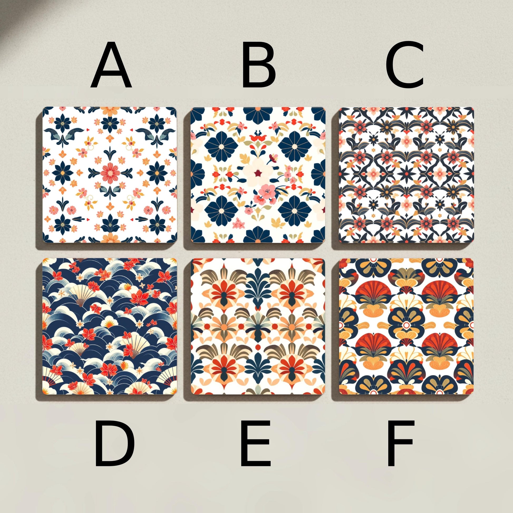 Diseño japonés · Sottobicchieri con Sughero — Set da Tavola per Amanti del Design