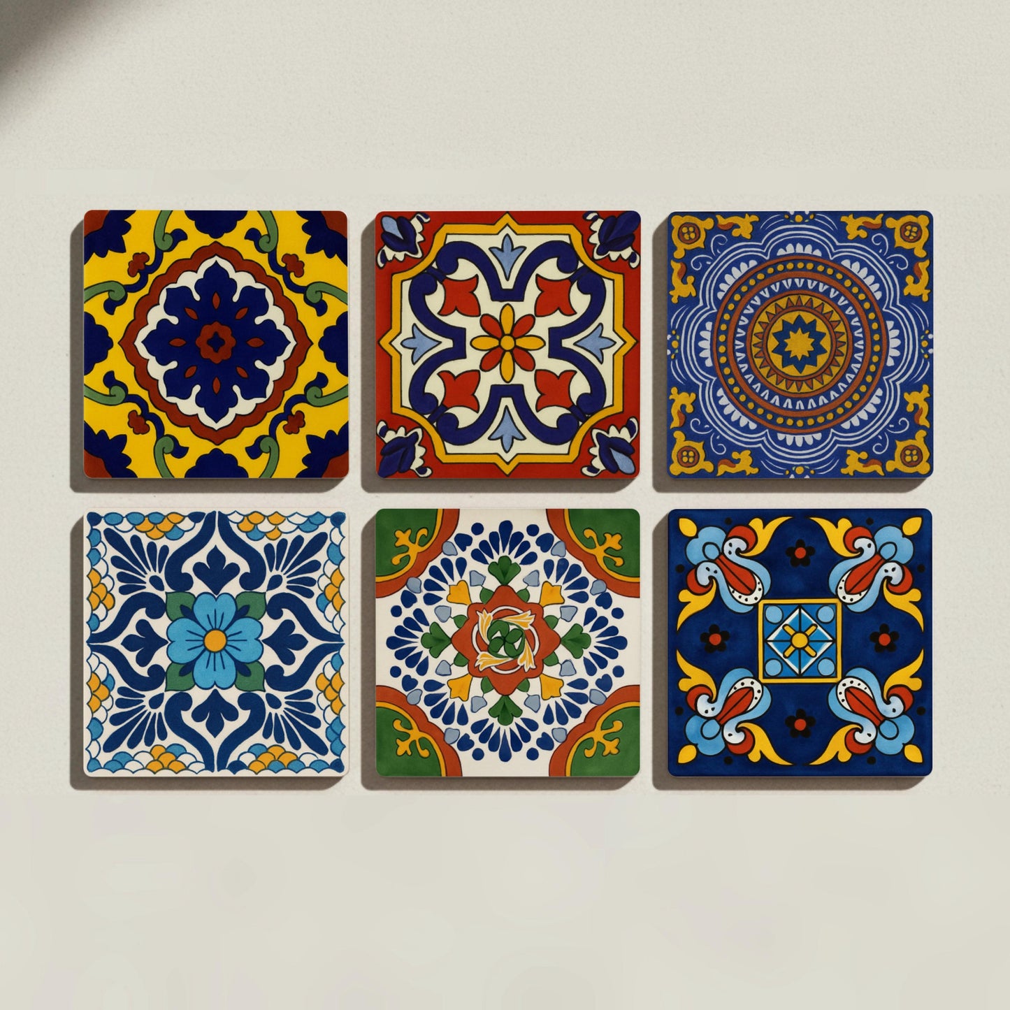 Posavasos Talavera mexicana