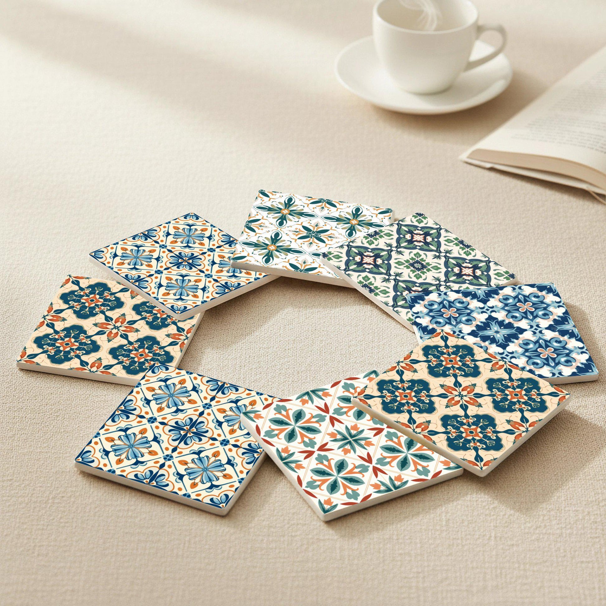 Estadounidense di i años 50 · Sottobicchieri con Sughero — Set da Tavola per Amanti del Design