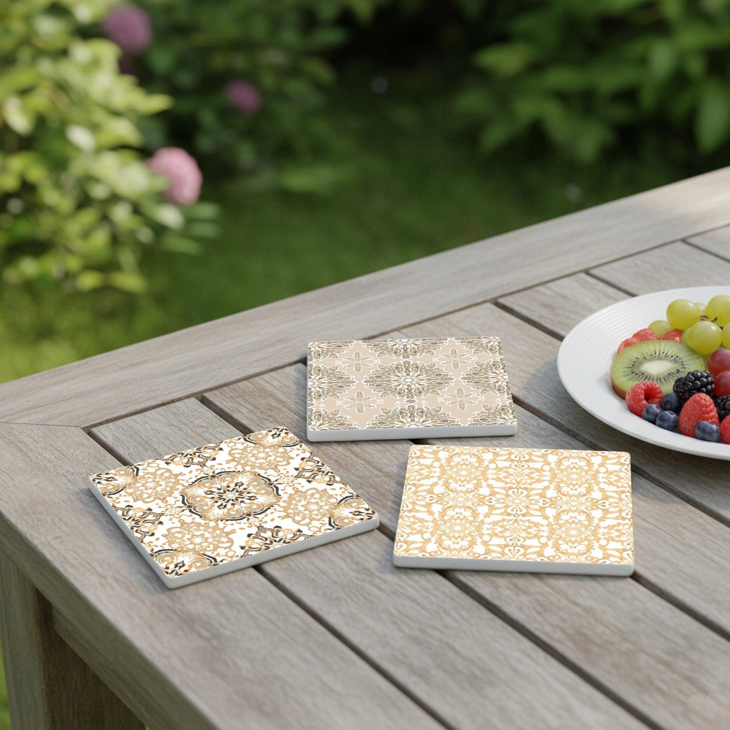 Classic of Vienna · Coaster Set with Cork — Travel Keepsake Coasters