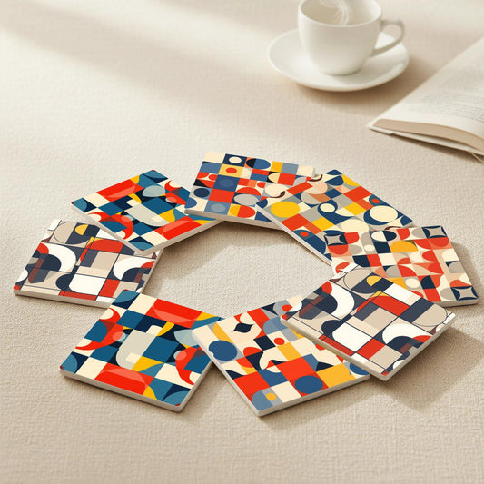 Posavasos Geometría Bauhaus