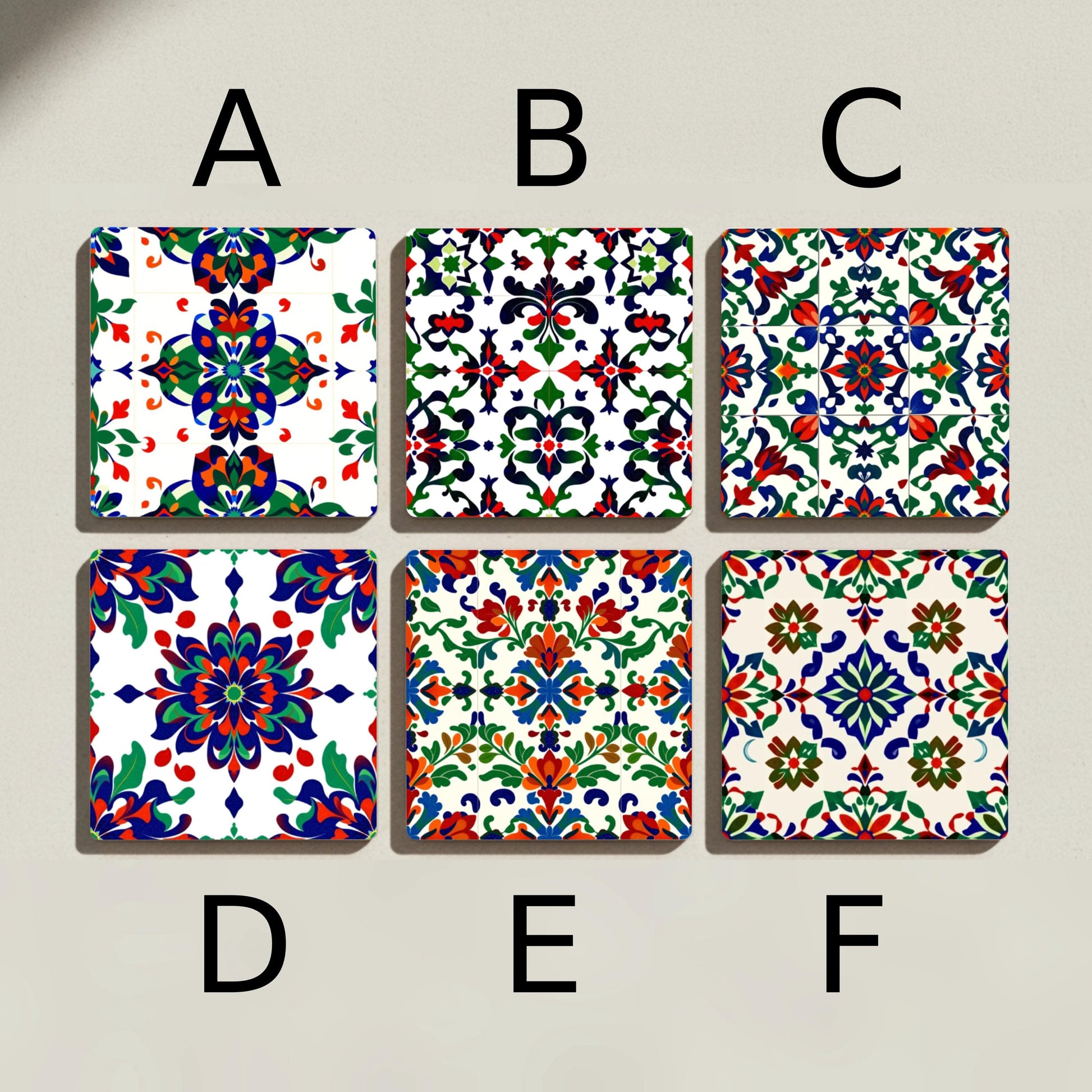 Posavasos Talavera - Azulejos españoles, decoración mediterránea