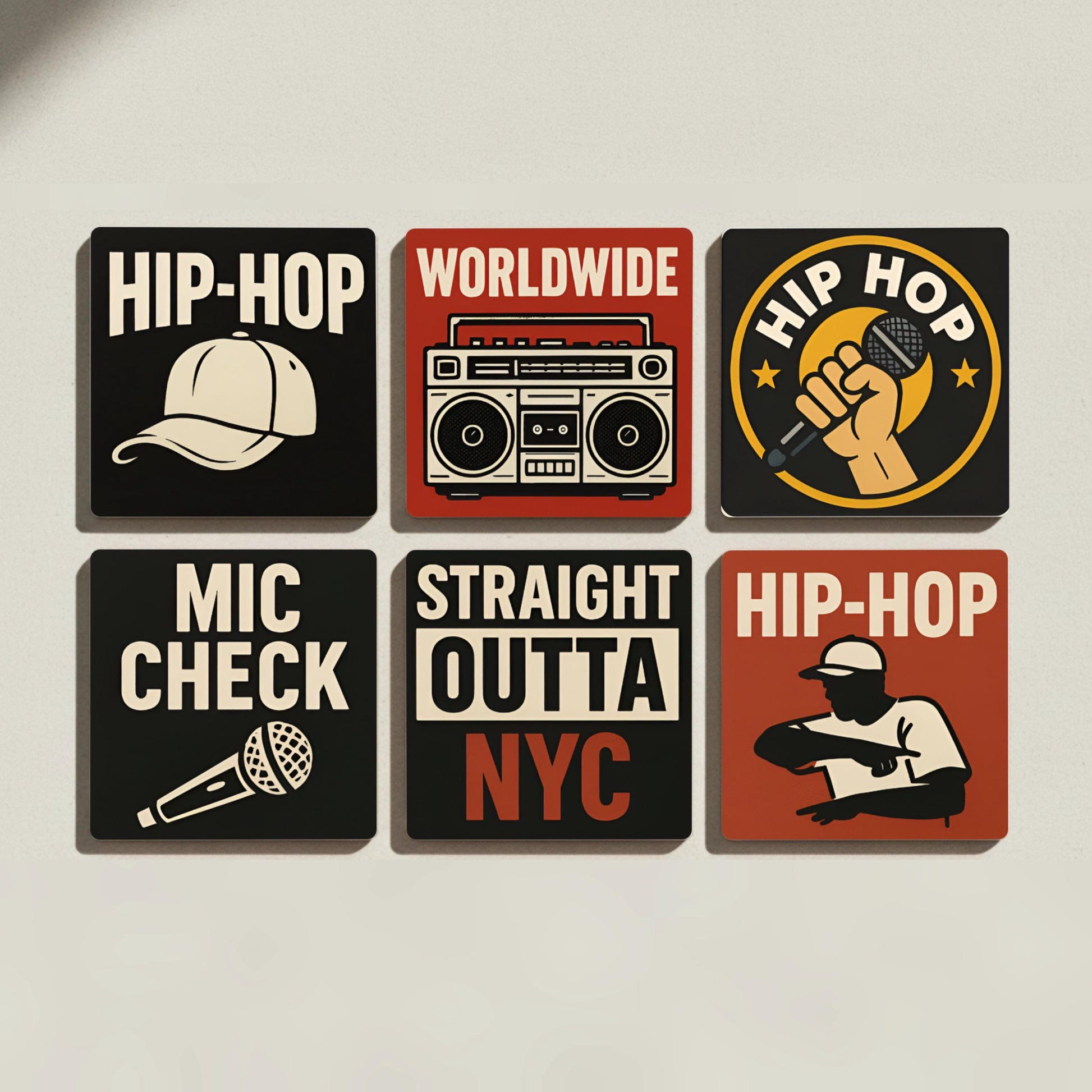 Sottobicchieri Hip-hop — Collezione Grandi Pittori