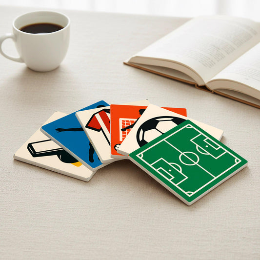 Posavasos Fútbol / Regalo para fanáticos del fútbol, decoración para el día del 