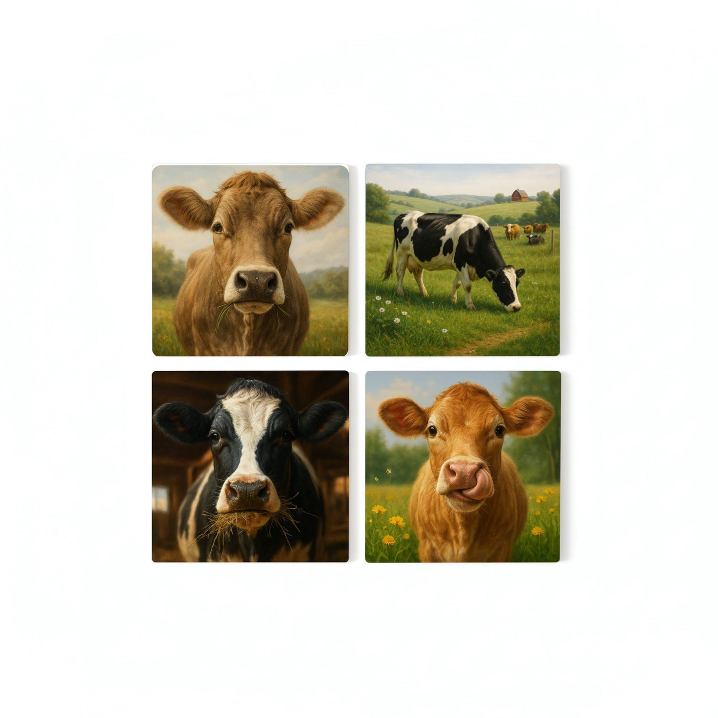 Posavasos Diseño de vaca de las Tierras Altas