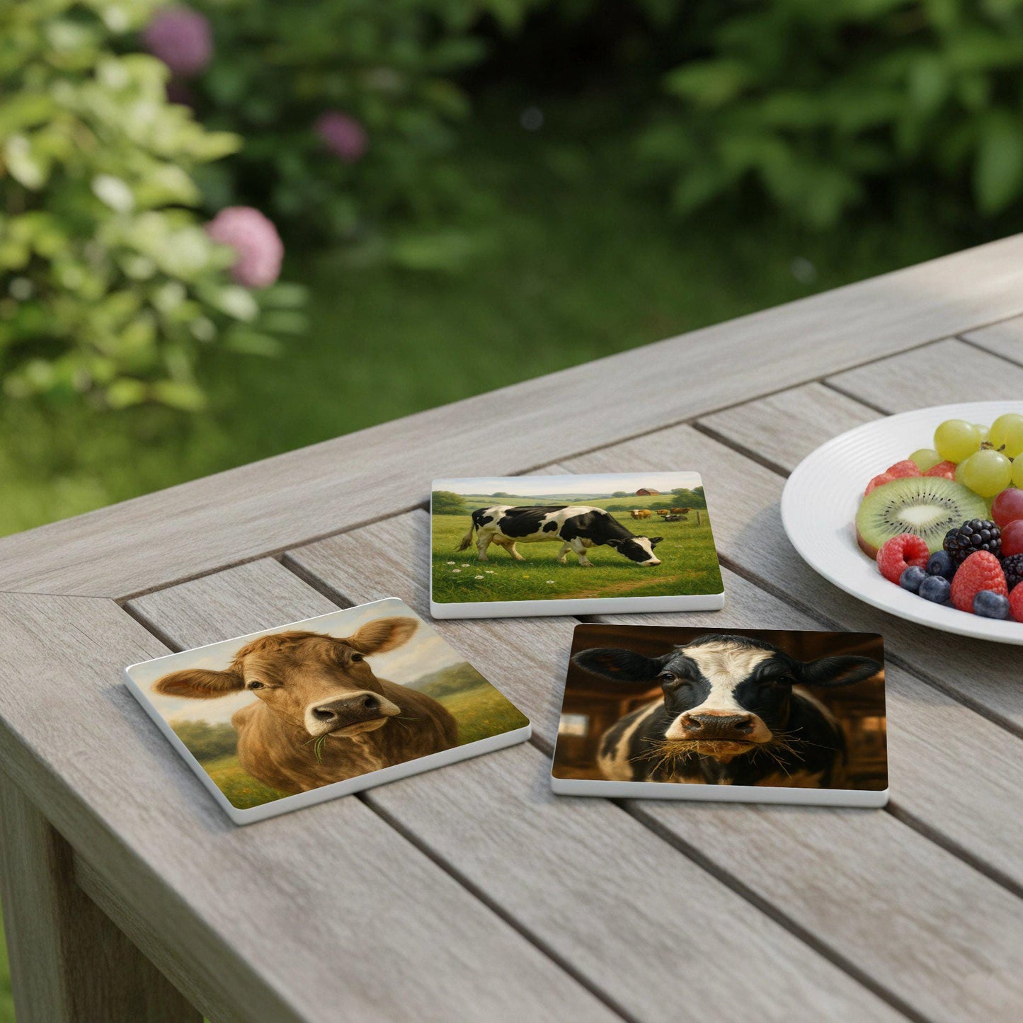 Posavasos Diseño de vaca de las Tierras Altas