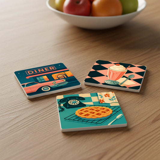 Posavasos Estilo retro diner