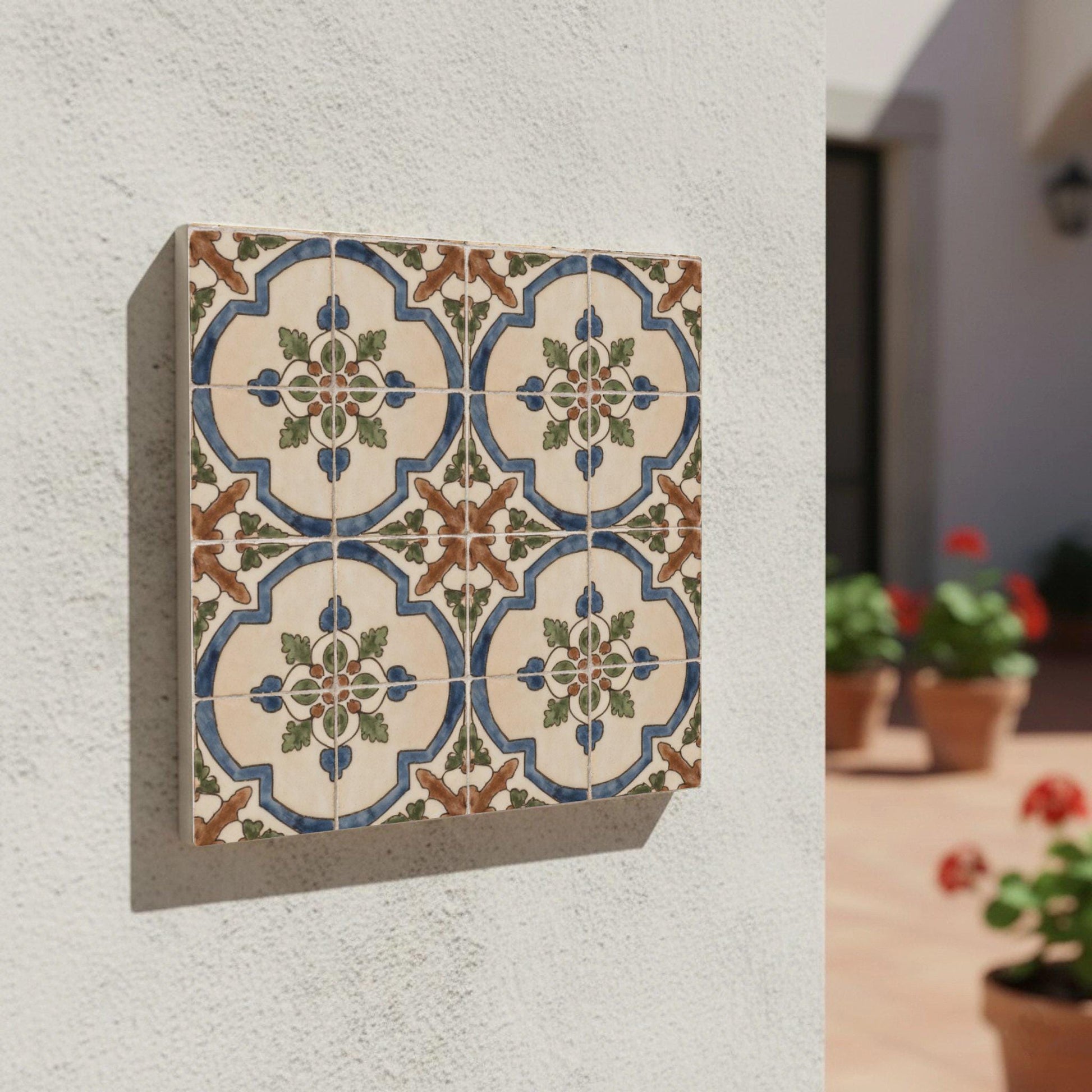 Spanisch-Kolonial — Keramikfliese, Andalusischer Stil