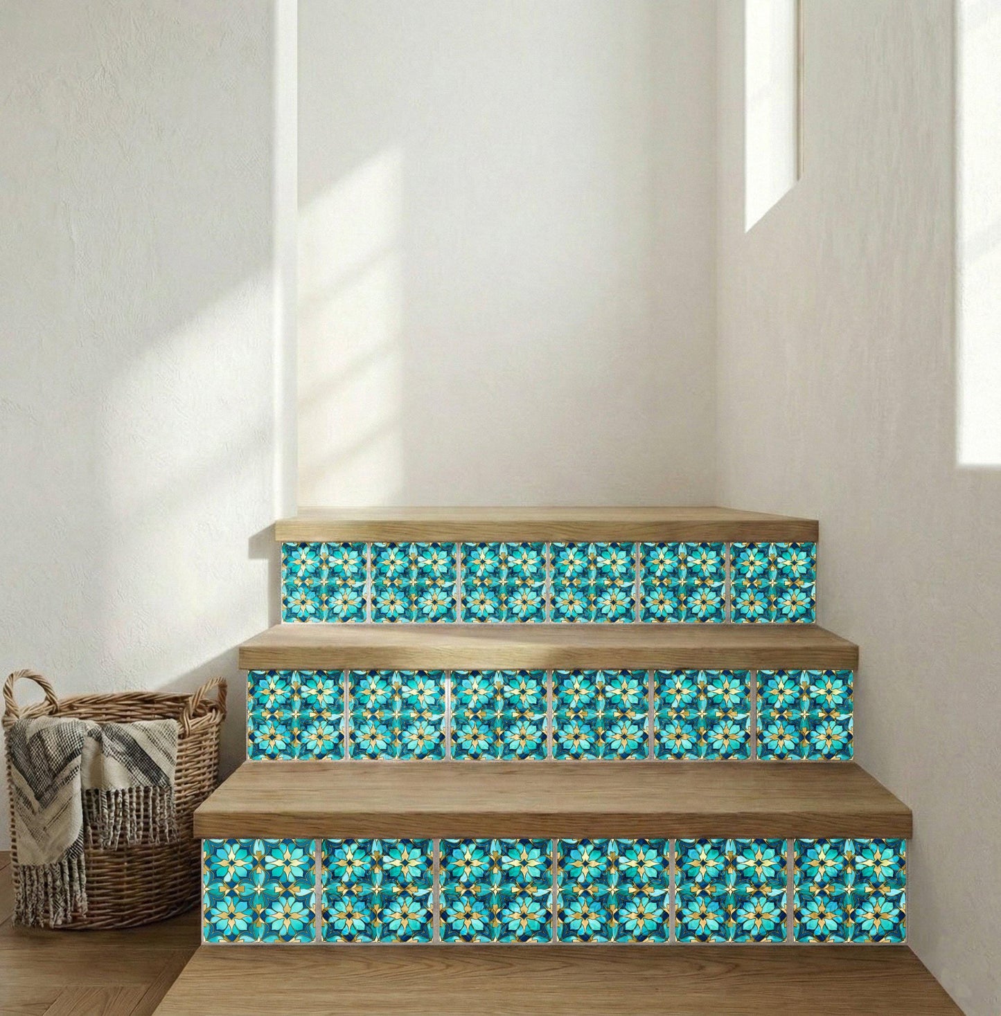 Gaudí Inspired · Ceramic Wall Tile — Vintage-Style Ornament