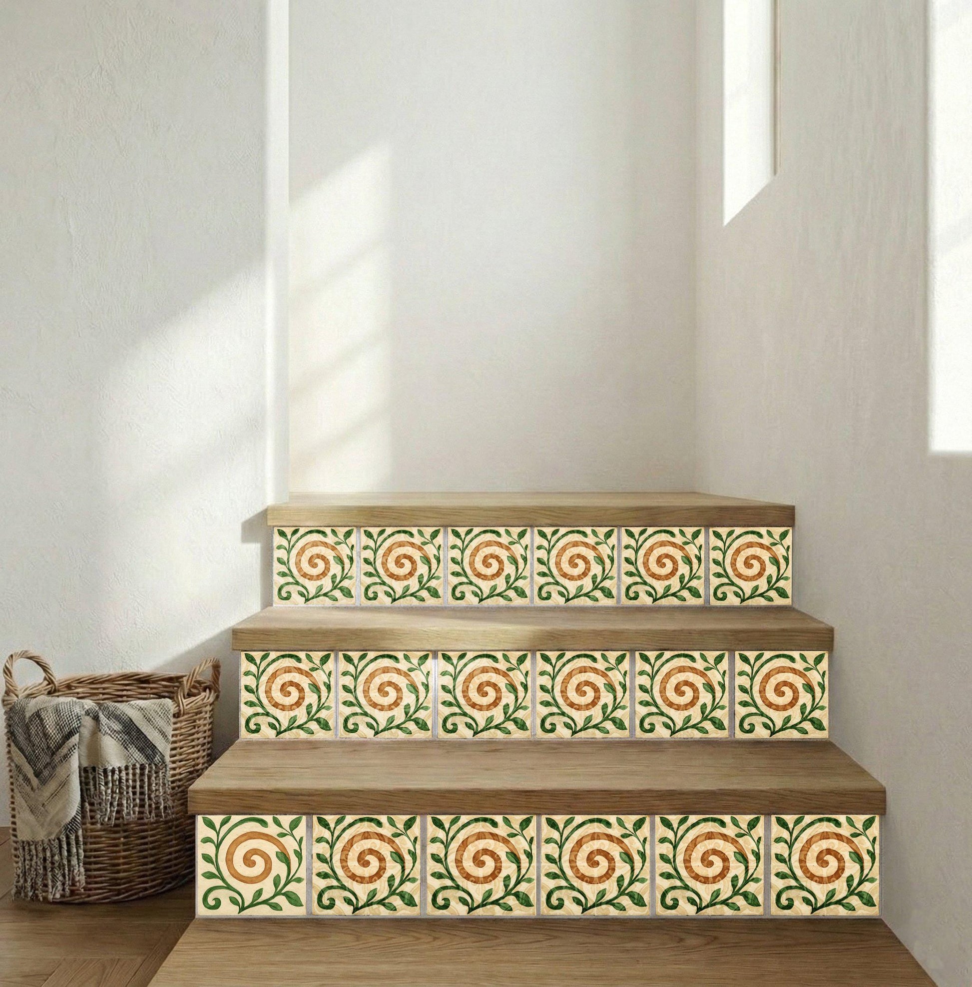 Catalan parra mediterráneo — Piastrella in Ceramica, Decoro Costiero Mediterraneo