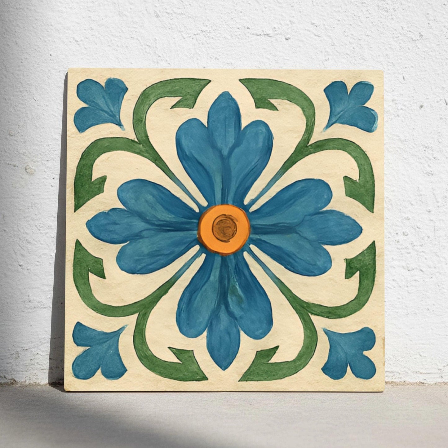 Catalan Floral — Keramikfliese, Florales & botanisches Design