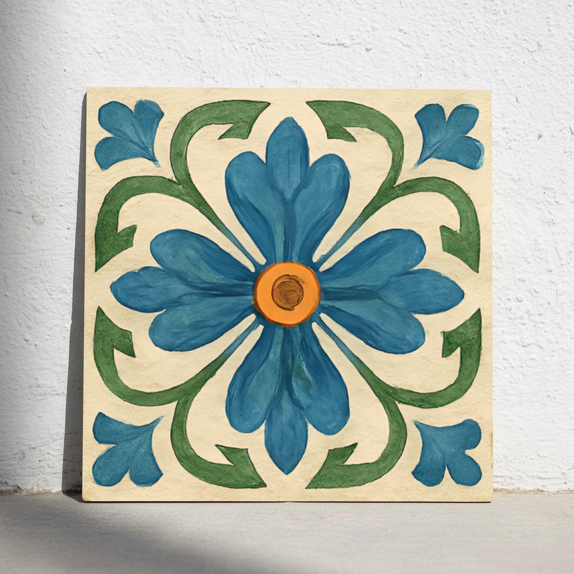 Catalan Floral — Keramikfliese, Florales & botanisches Design