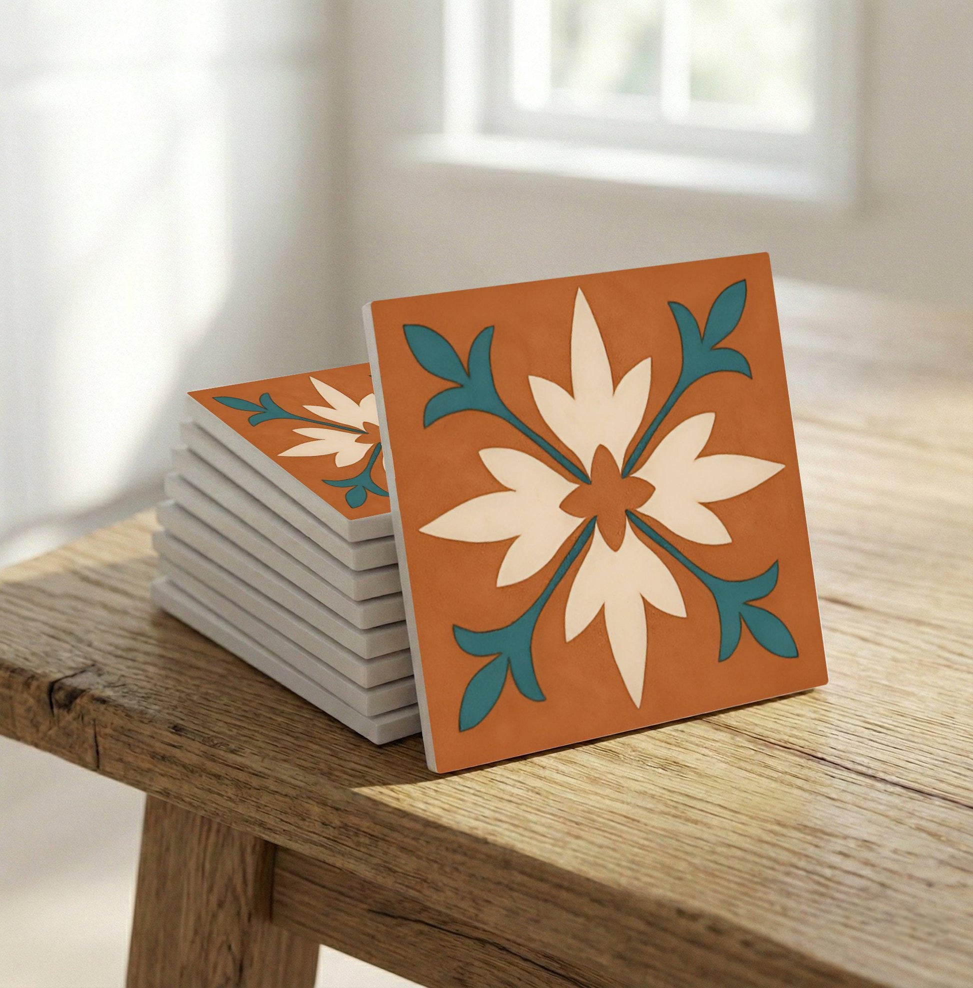 Siena Terracotta — Nature Motif Décor Decorative Tile