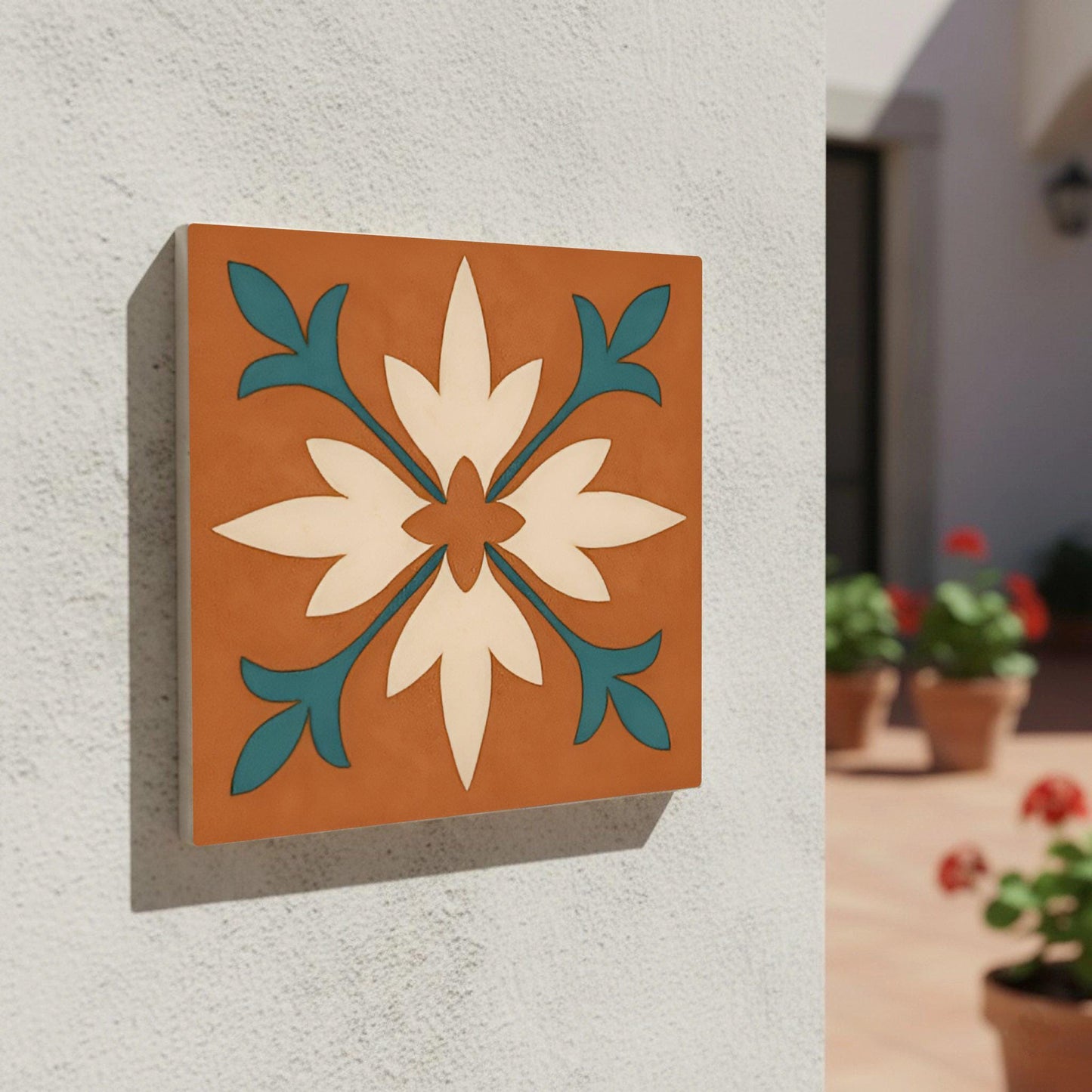 Siena Terracotta — Nature Motif Décor Decorative Tile