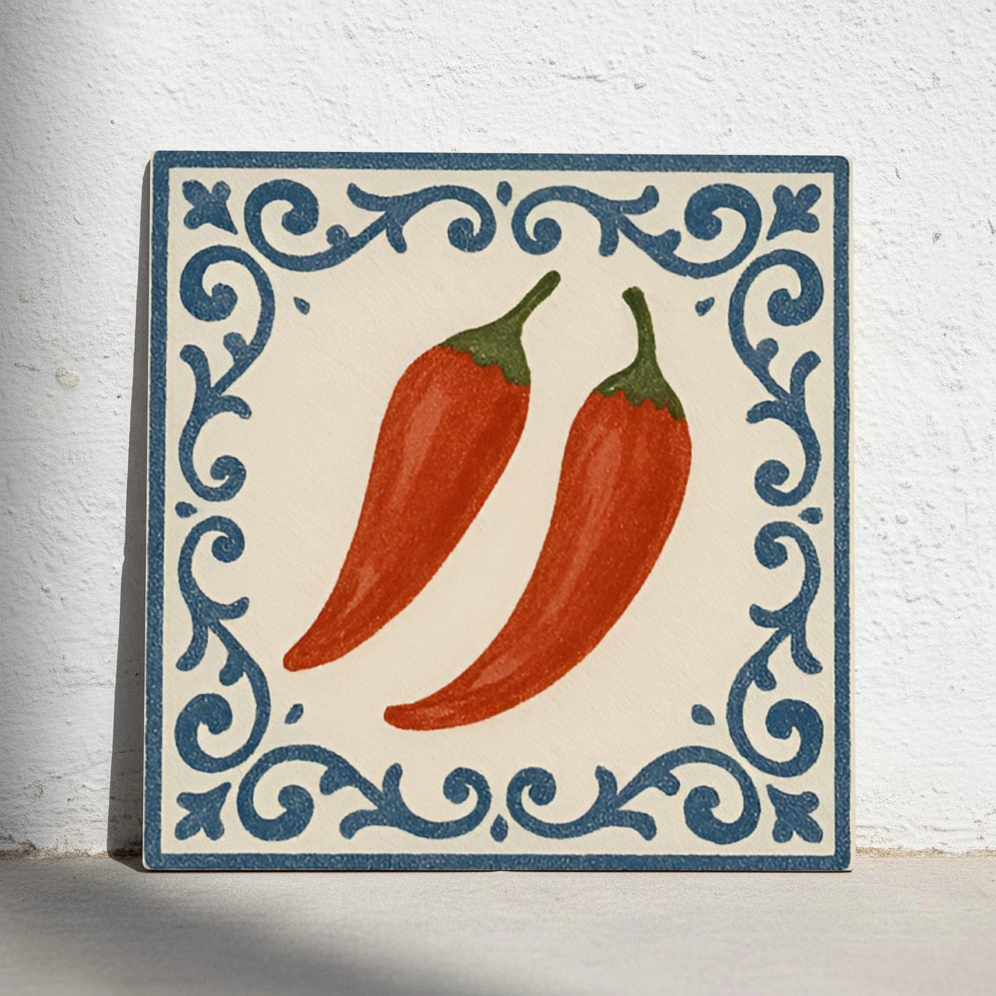 Carreau Chili Pepper Méditerranéen · Décor Côtier Méditerranéen
