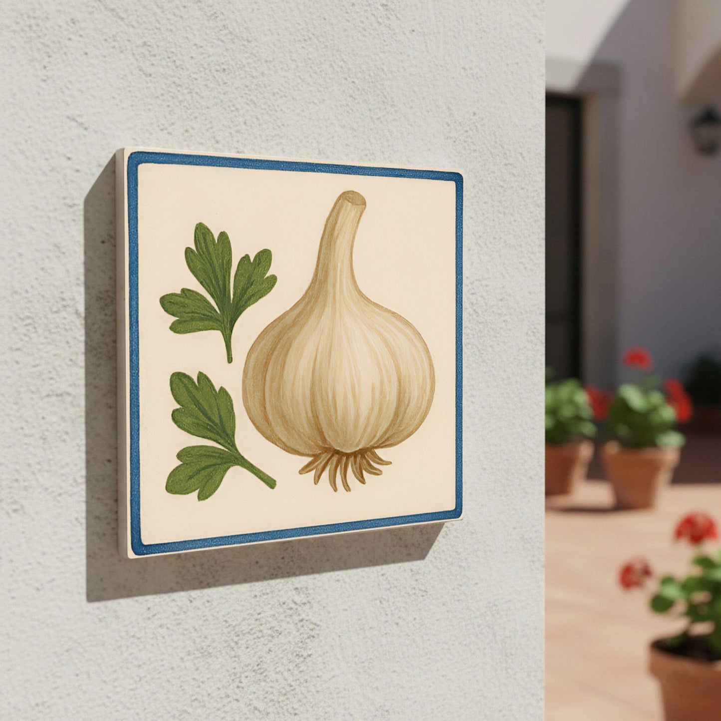 Fliese Knoblauch Mediterran · Südländischer Charme