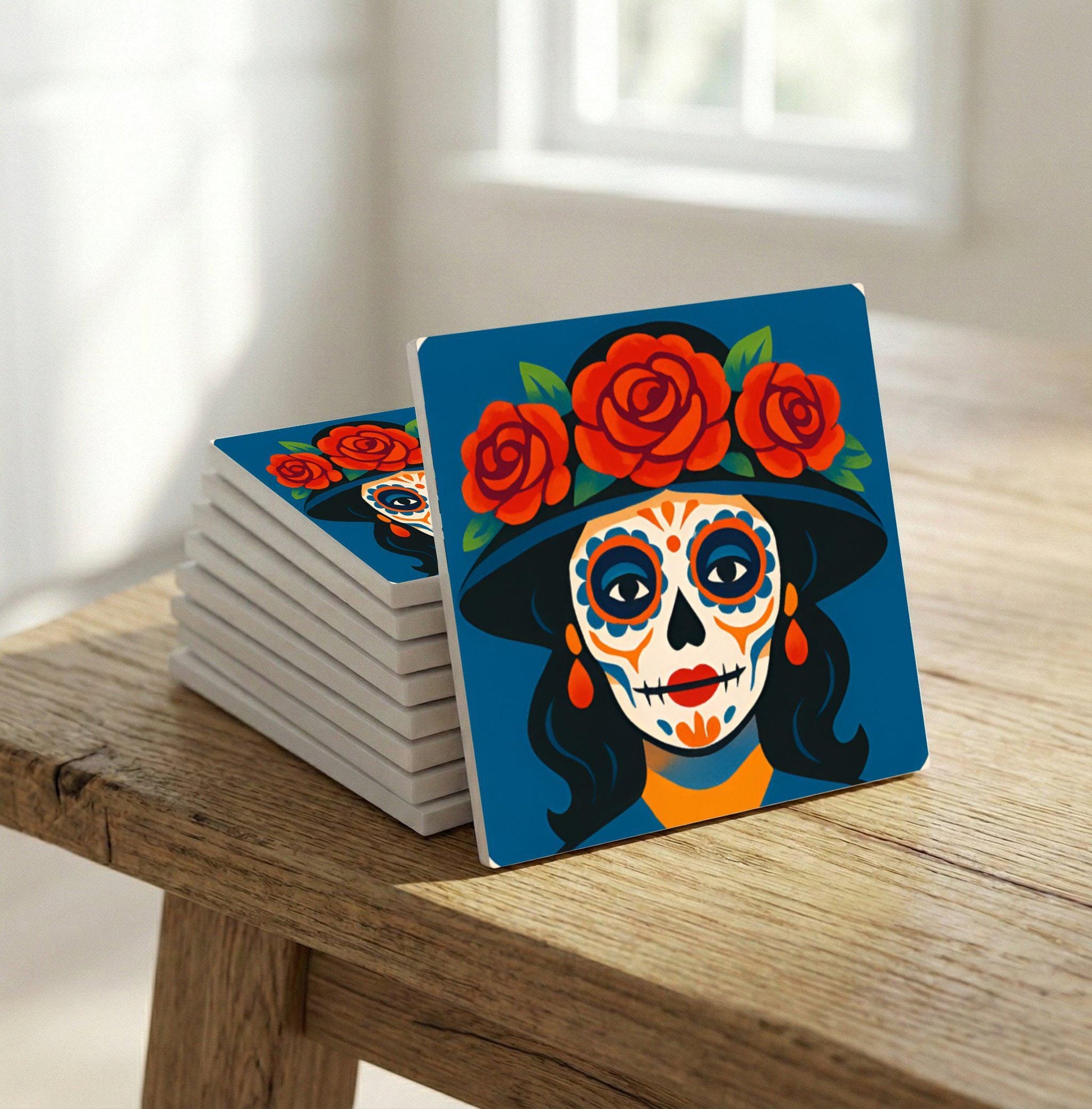 Azulejo Día de los Muertos