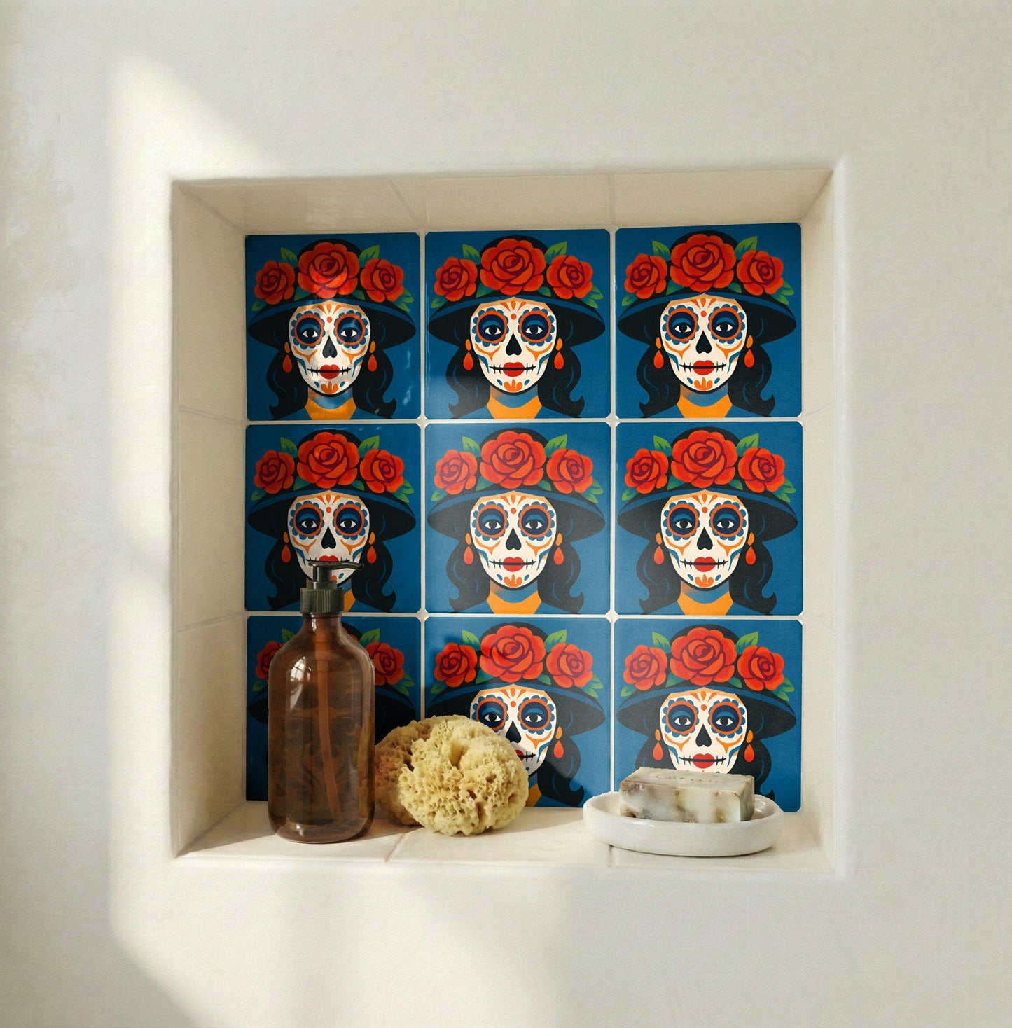 Azulejo Día de los Muertos