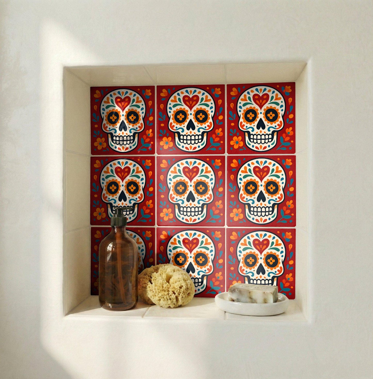 Azulejo Sugar Skull