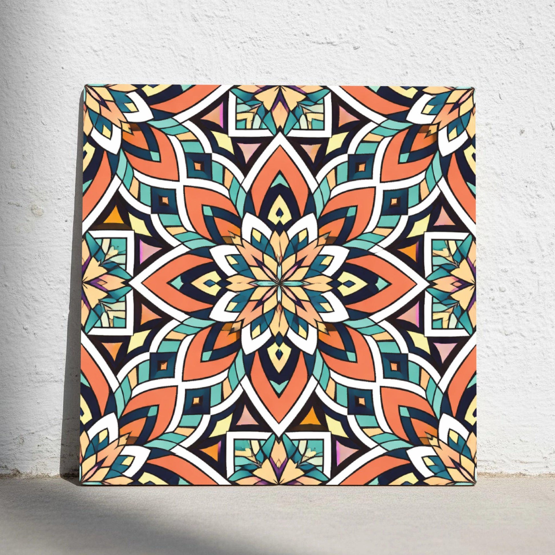 Ceramic Tile Mosaic Mediterranean Geometric — Geometric Pattern