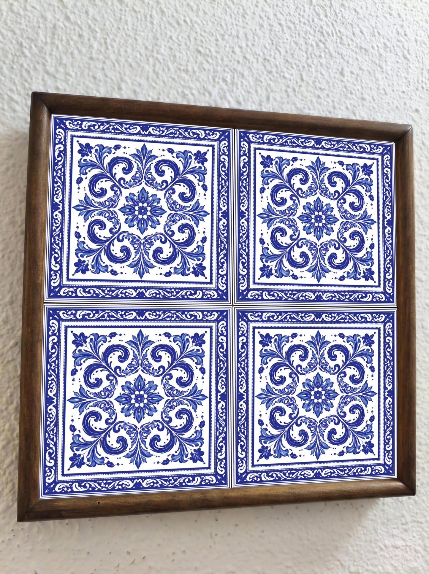 Ceramic Tile Málaga Blue — Andalusian Spanish Style