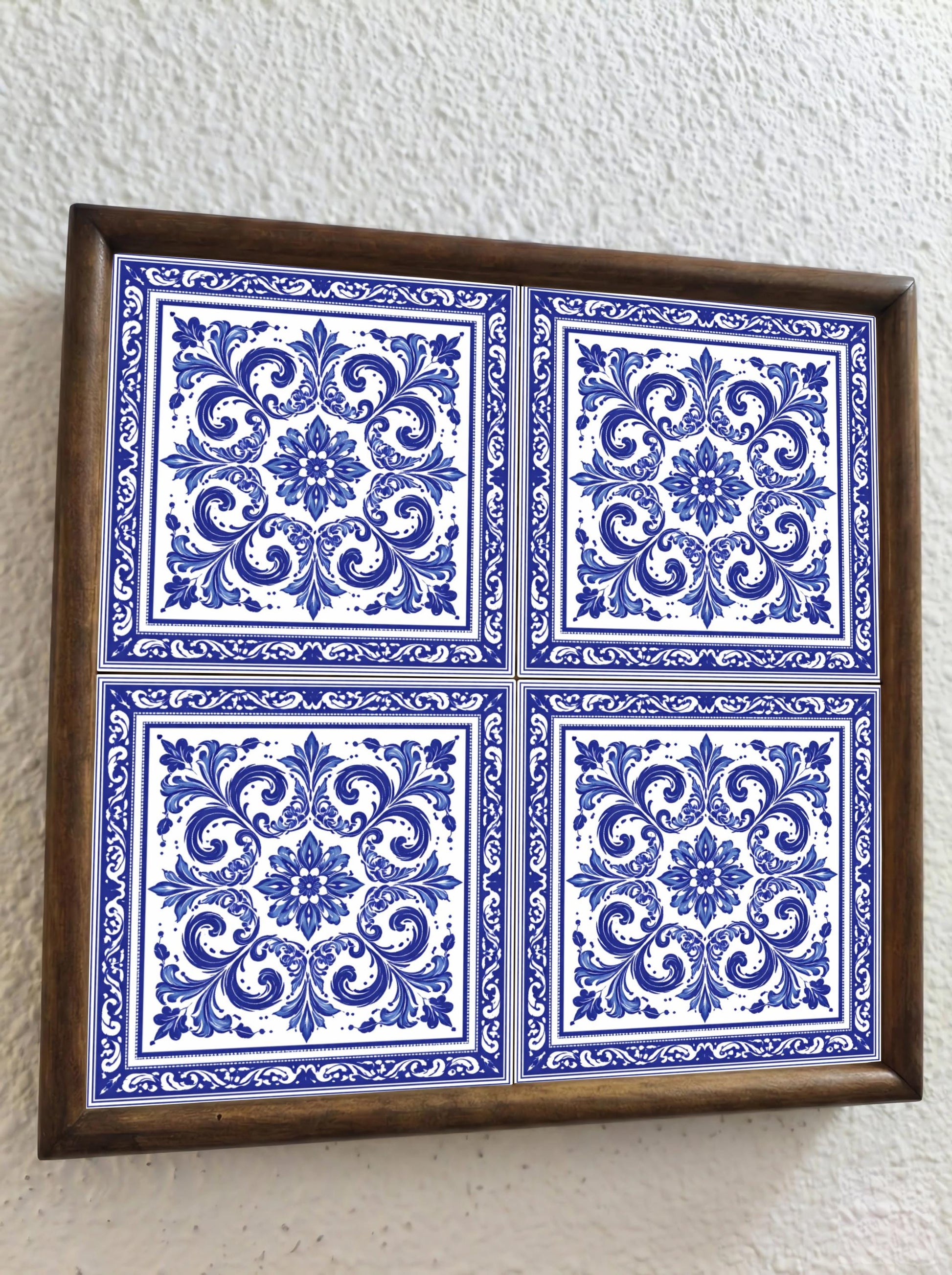 Ceramic Tile Málaga Blue — Andalusian Spanish Style