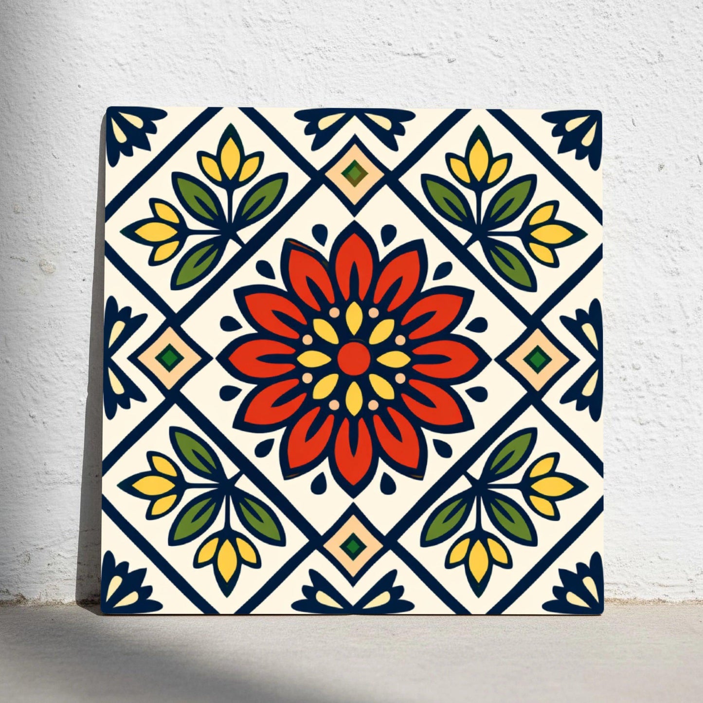 Fliese Hungarian Volkstümlich Floral · Natur-Dekor