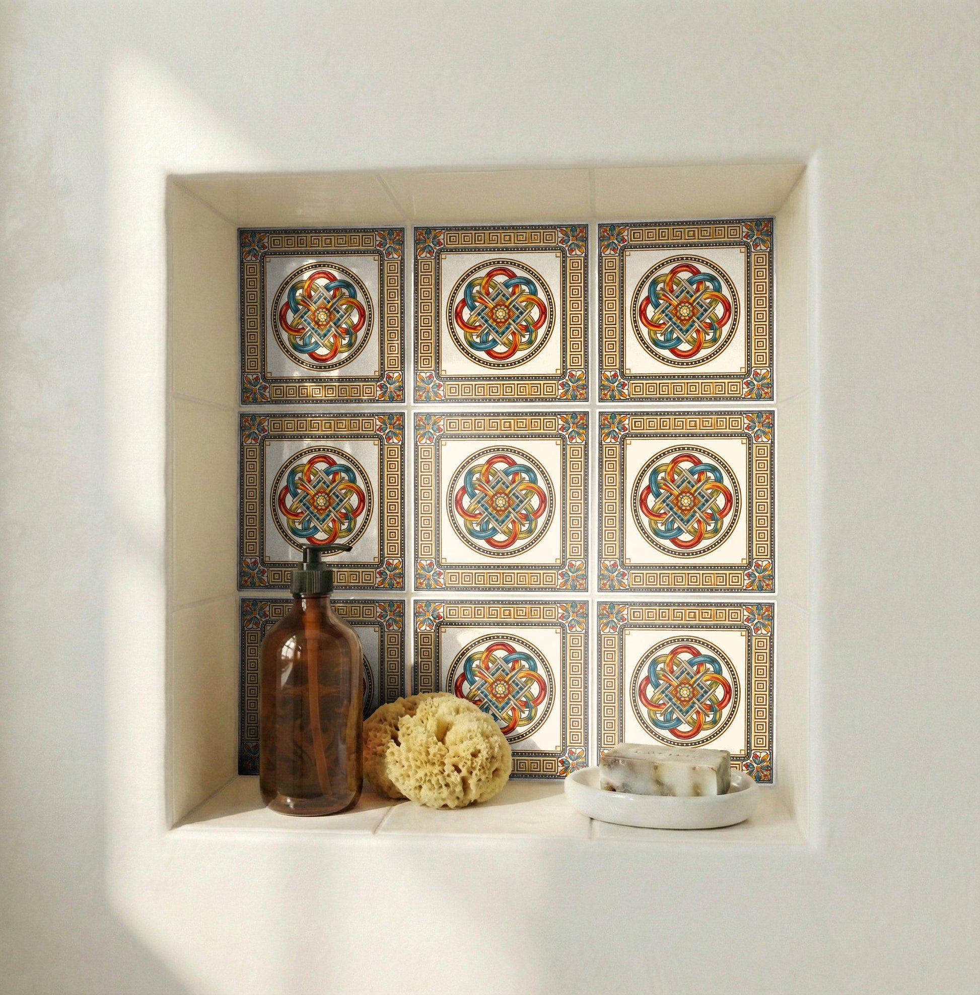 Carreau Byzantine Revival · Design Géométrique Moderne