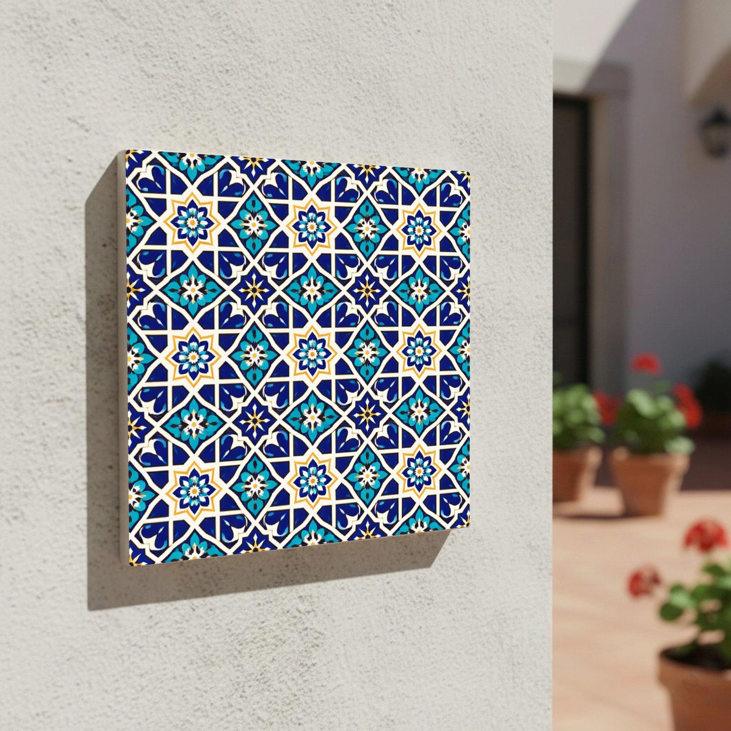 Fez Étoile Mosaïque — Carreau Céramique Géométrie Zellige Marocaine