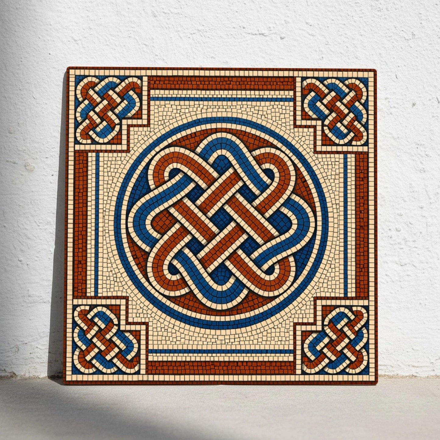 Dublin Celtic Knot — Precision-Line Geometry Decorative Tile