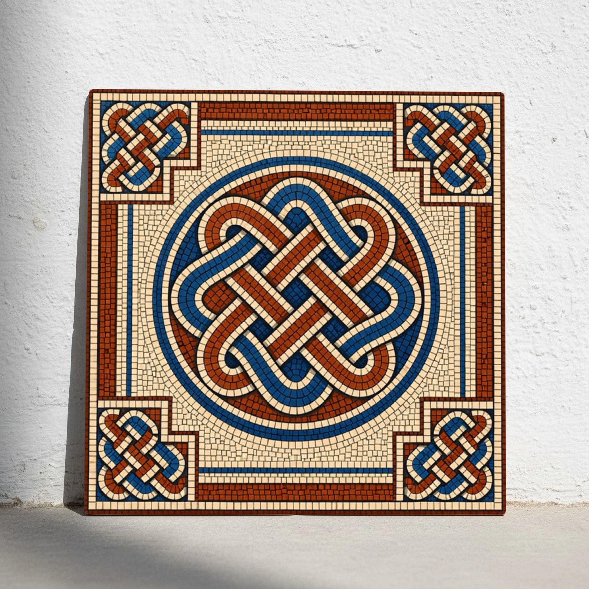 Dublin Celtic Knot — Precision-Line Geometry Decorative Tile