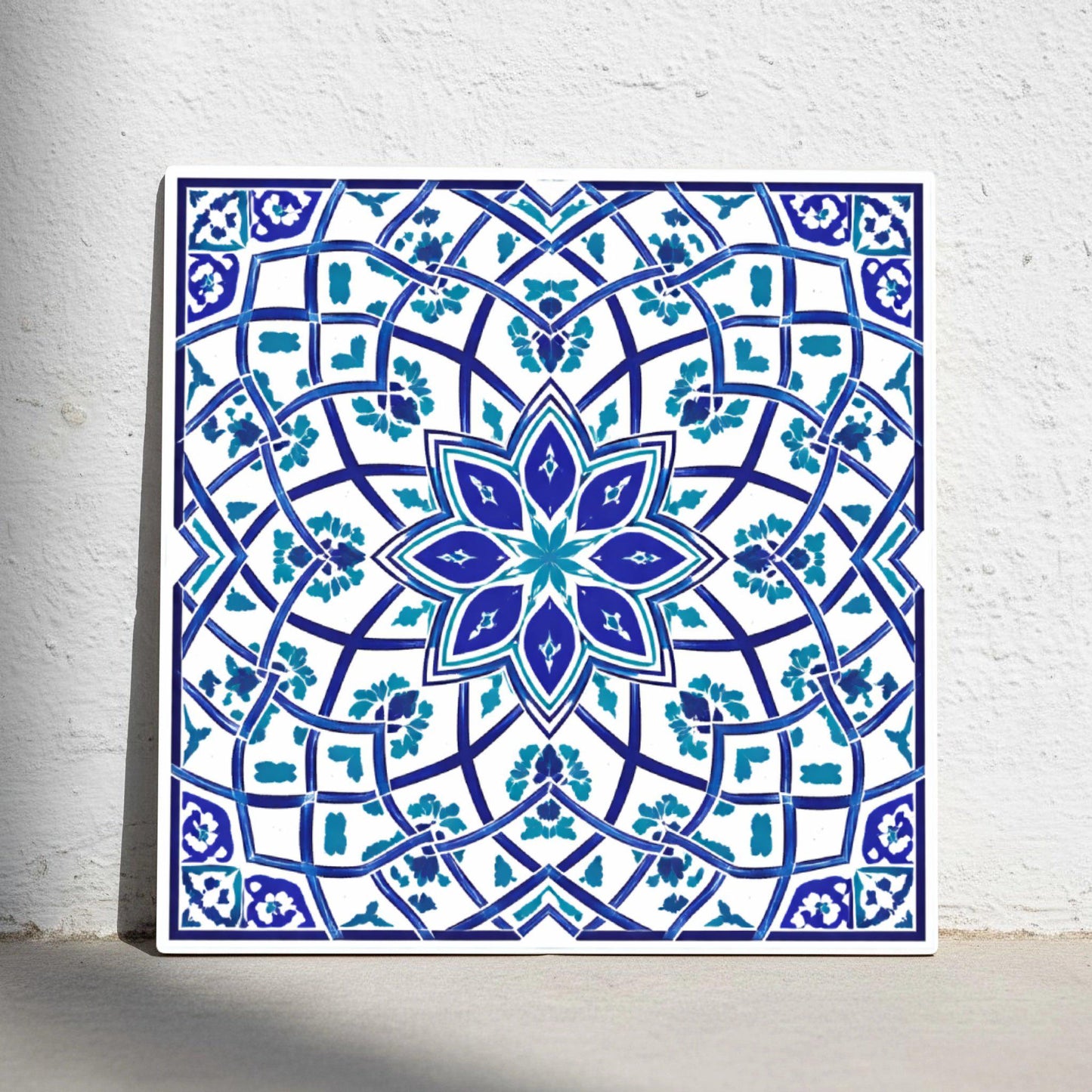 Zagreb Geometric Medallion — Precision-Line Geometry Ceramic Tile