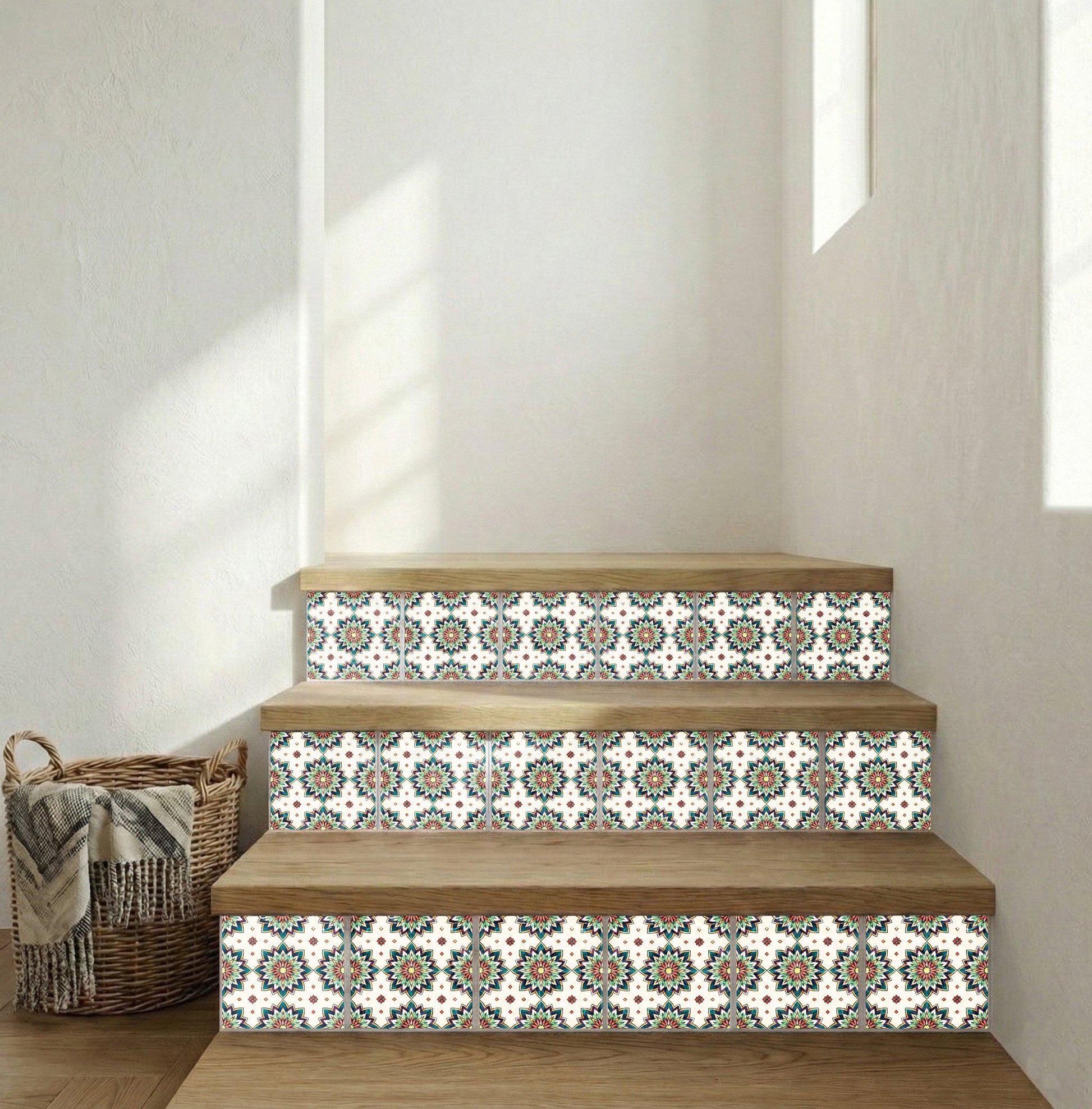 Marrakech Star Mosaic — Moorish Zellige Design Ceramic Tile