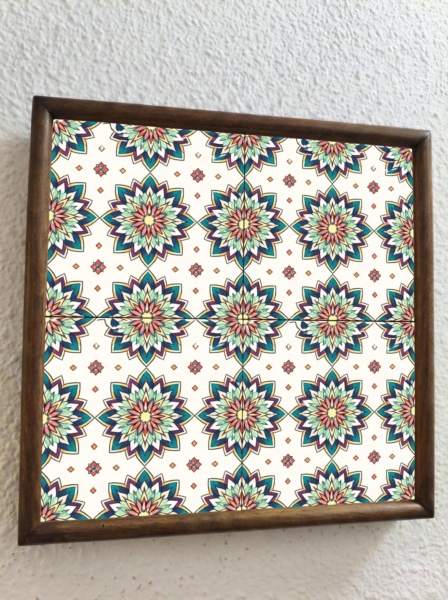 Marrakech Star Mosaic — Moorish Zellige Design Ceramic Tile