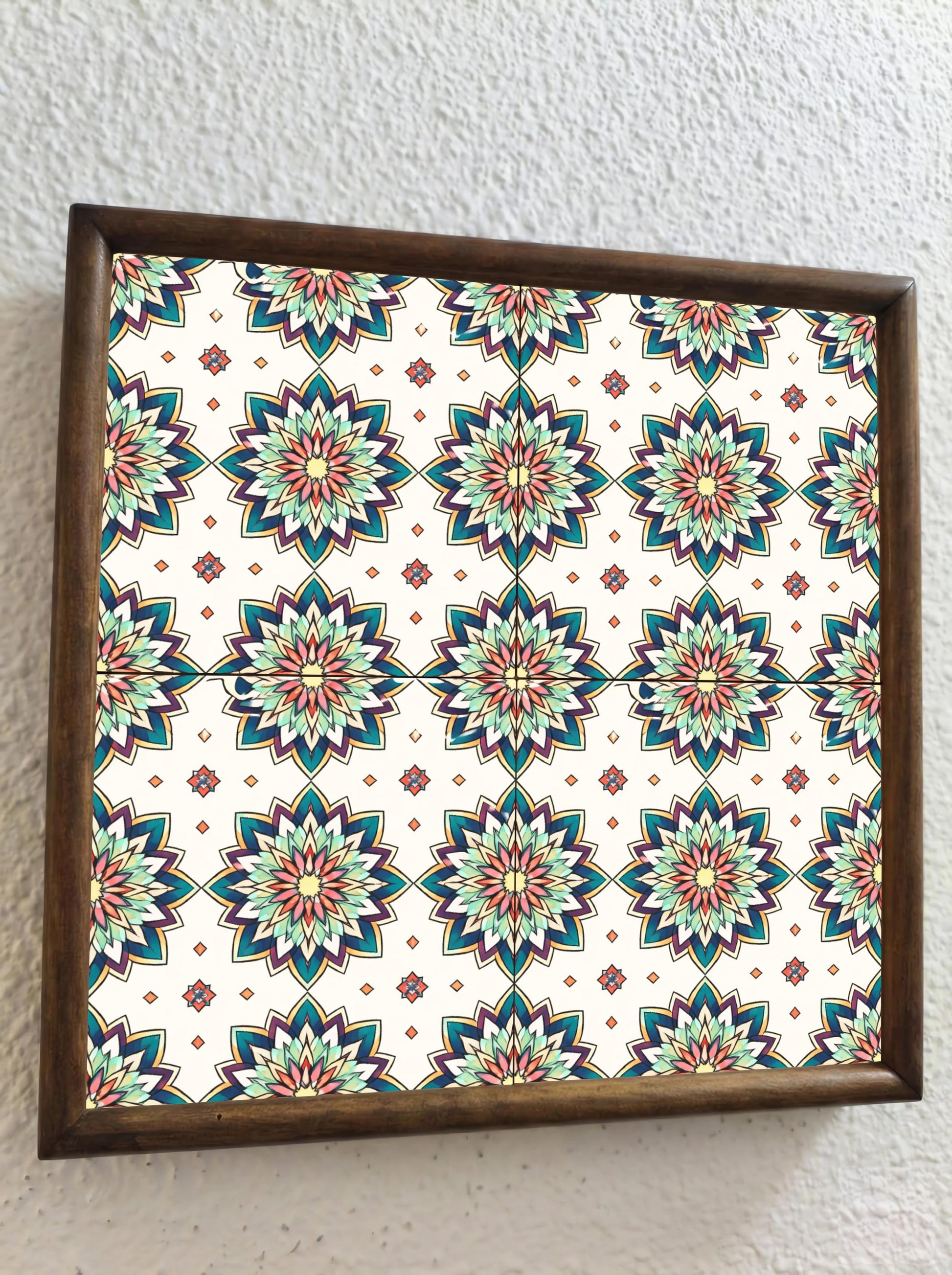 Marrakech Star Mosaic — Moorish Zellige Design Ceramic Tile