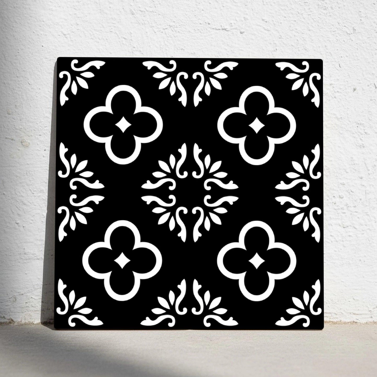 Paris Noir Fleur — Keramikfliese, Städte- & Reise-Fliese
