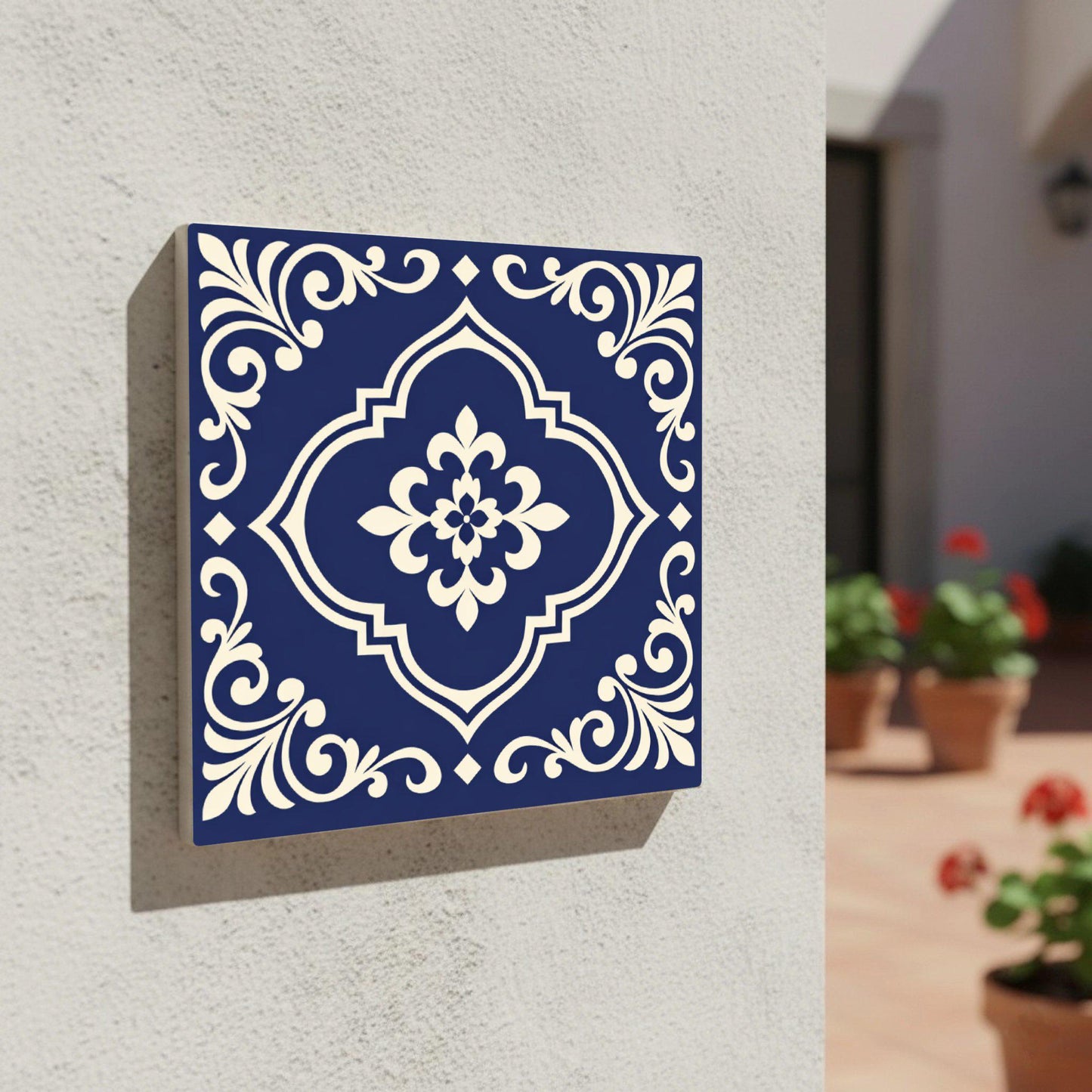 Royal Blue Ornamental — Southern-European Charm Decorative Tile