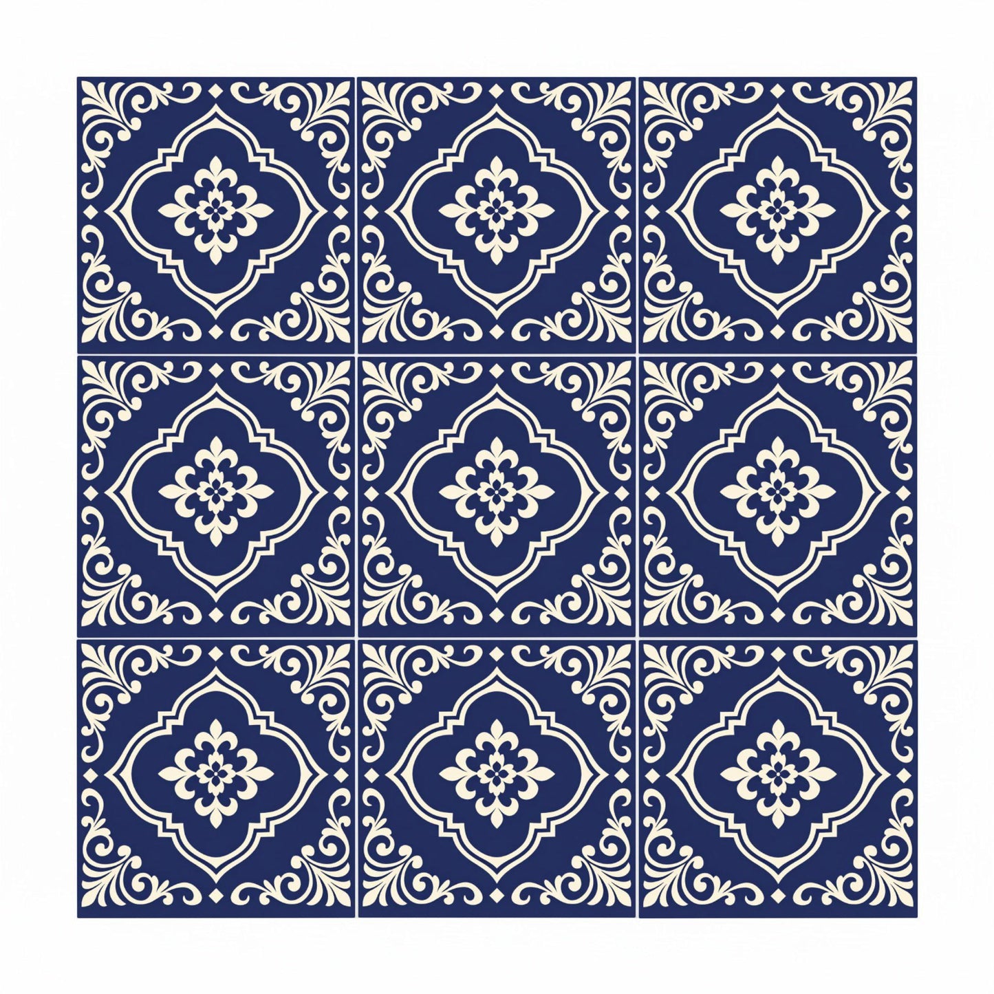 Royal Blue Ornamental — Southern-European Charm Decorative Tile