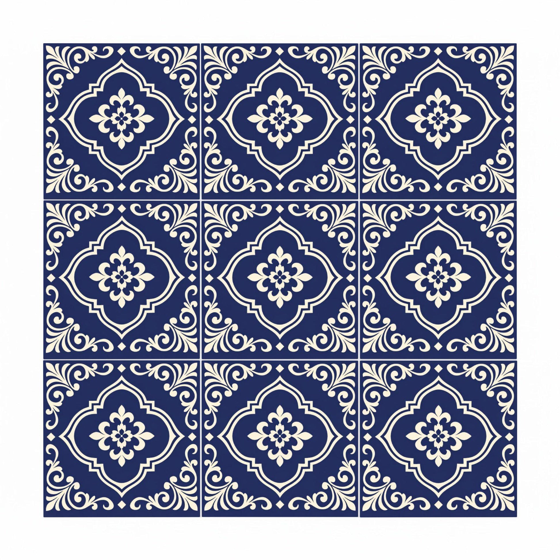 Royal Blue Ornamental — Southern-European Charm Decorative Tile