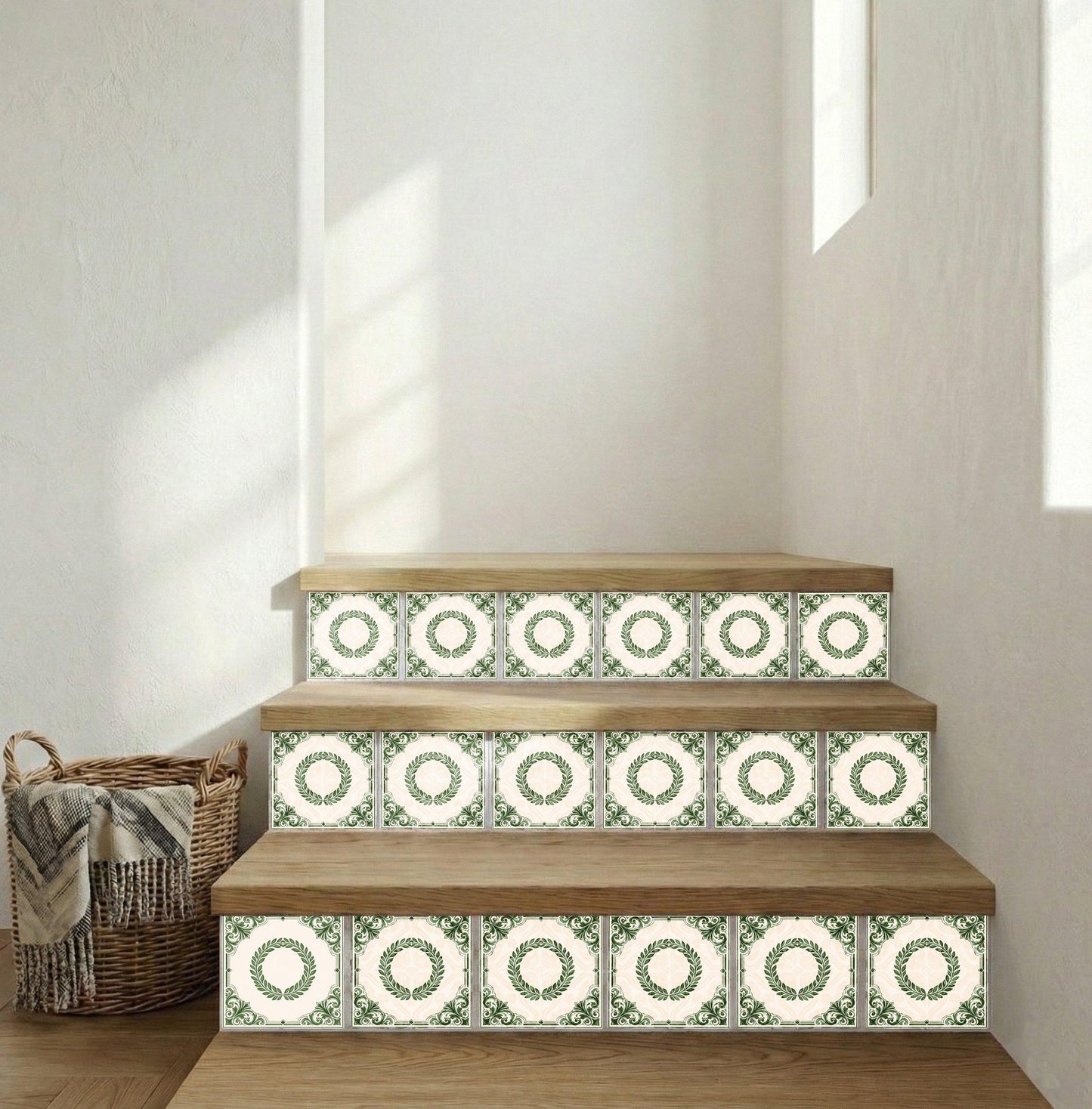 Carreau Rhodes Couronne de Laurier · Décor Nature