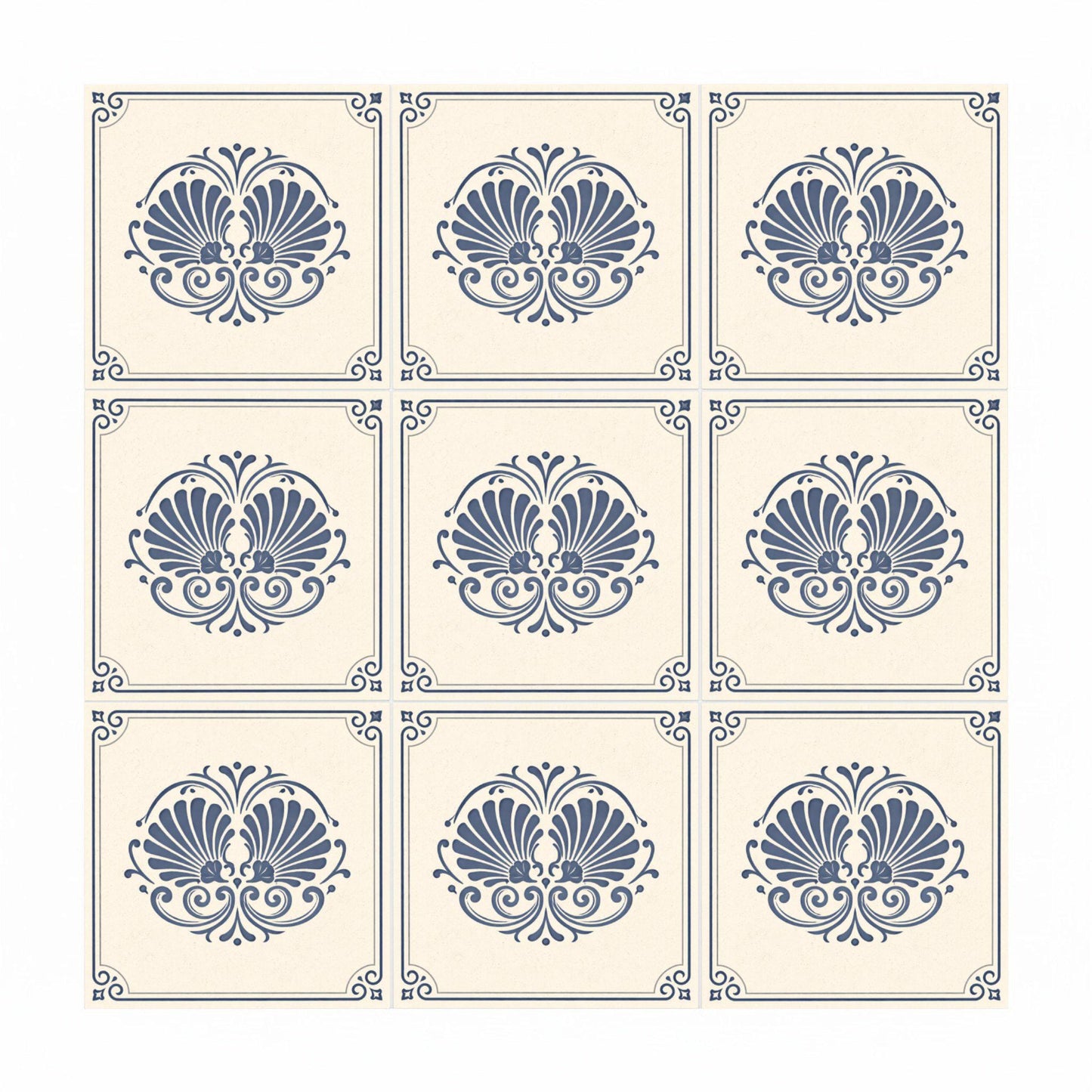 Azulejo Azul concha