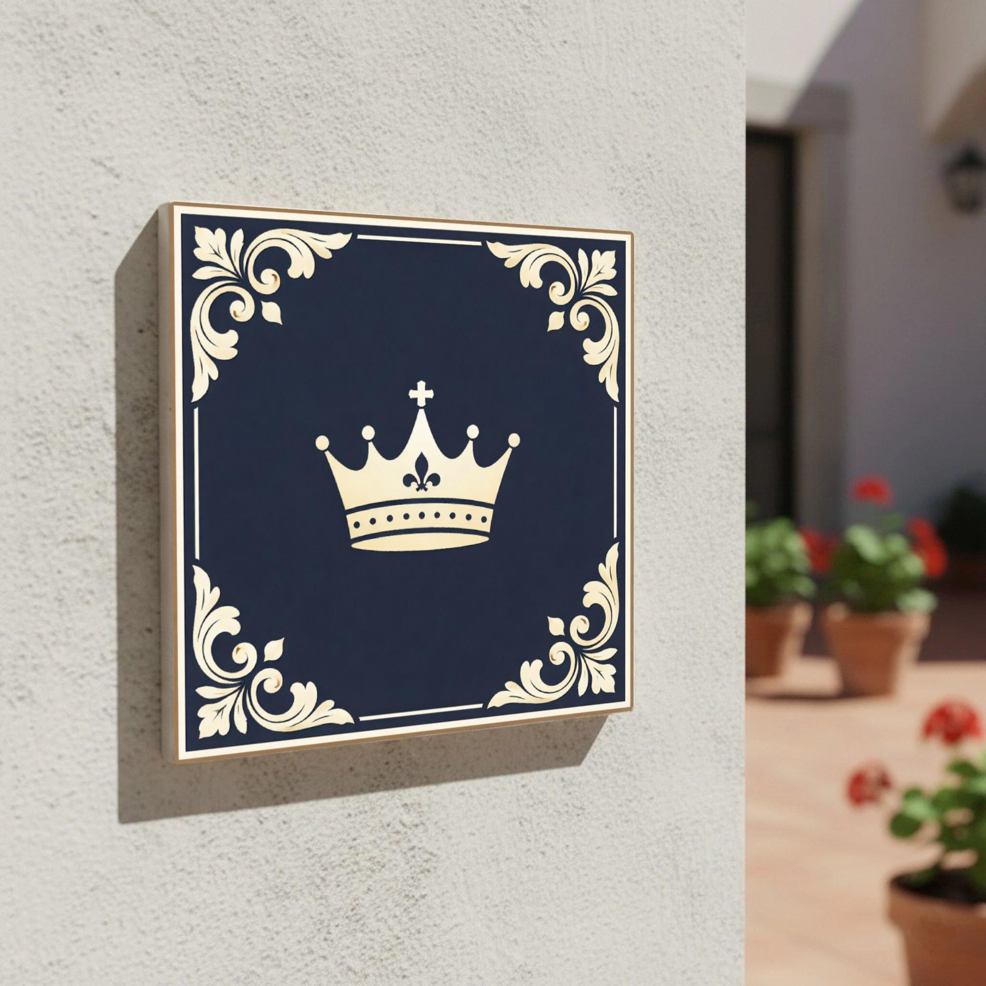 Azulejo Real francés corona