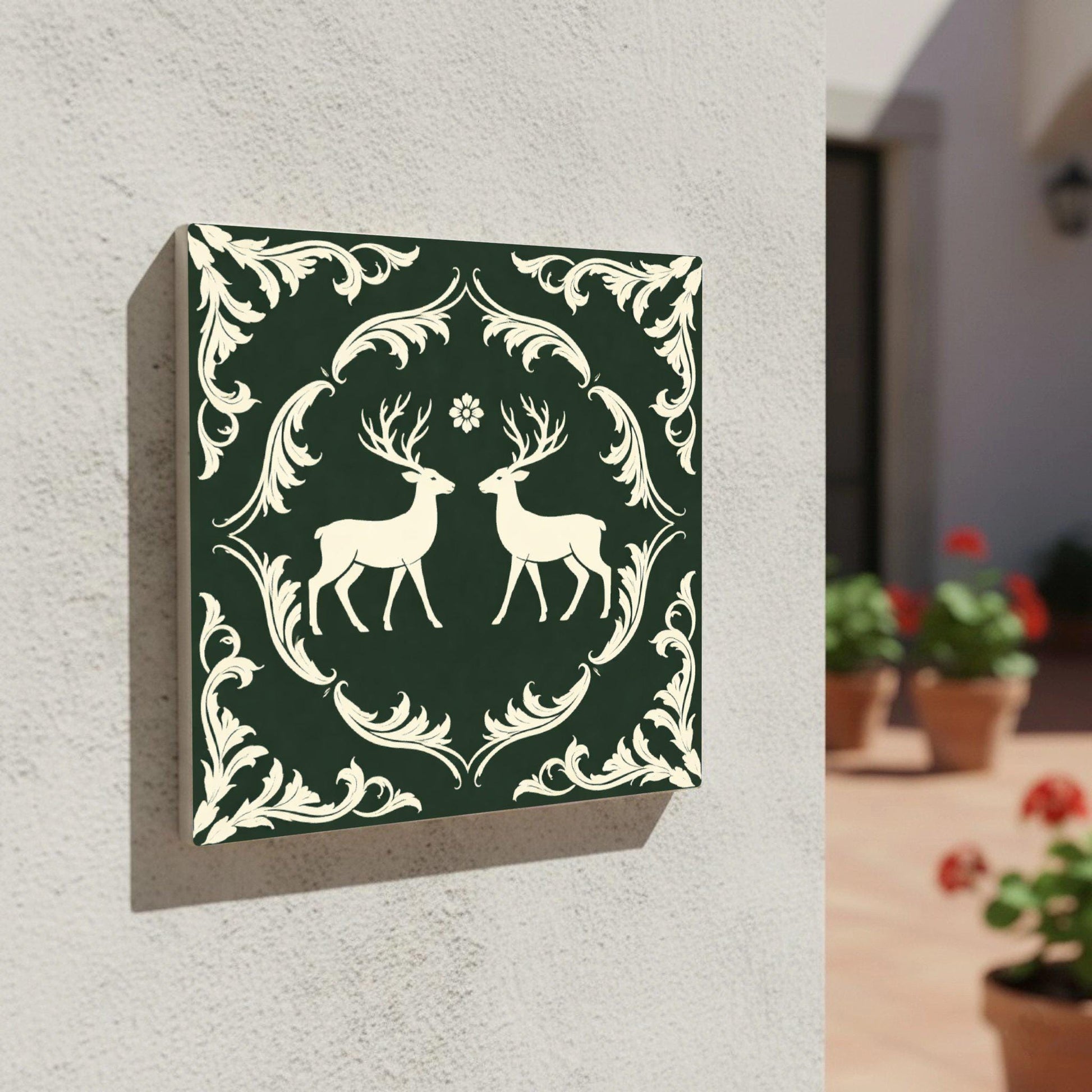 Azulejo Forest Stag