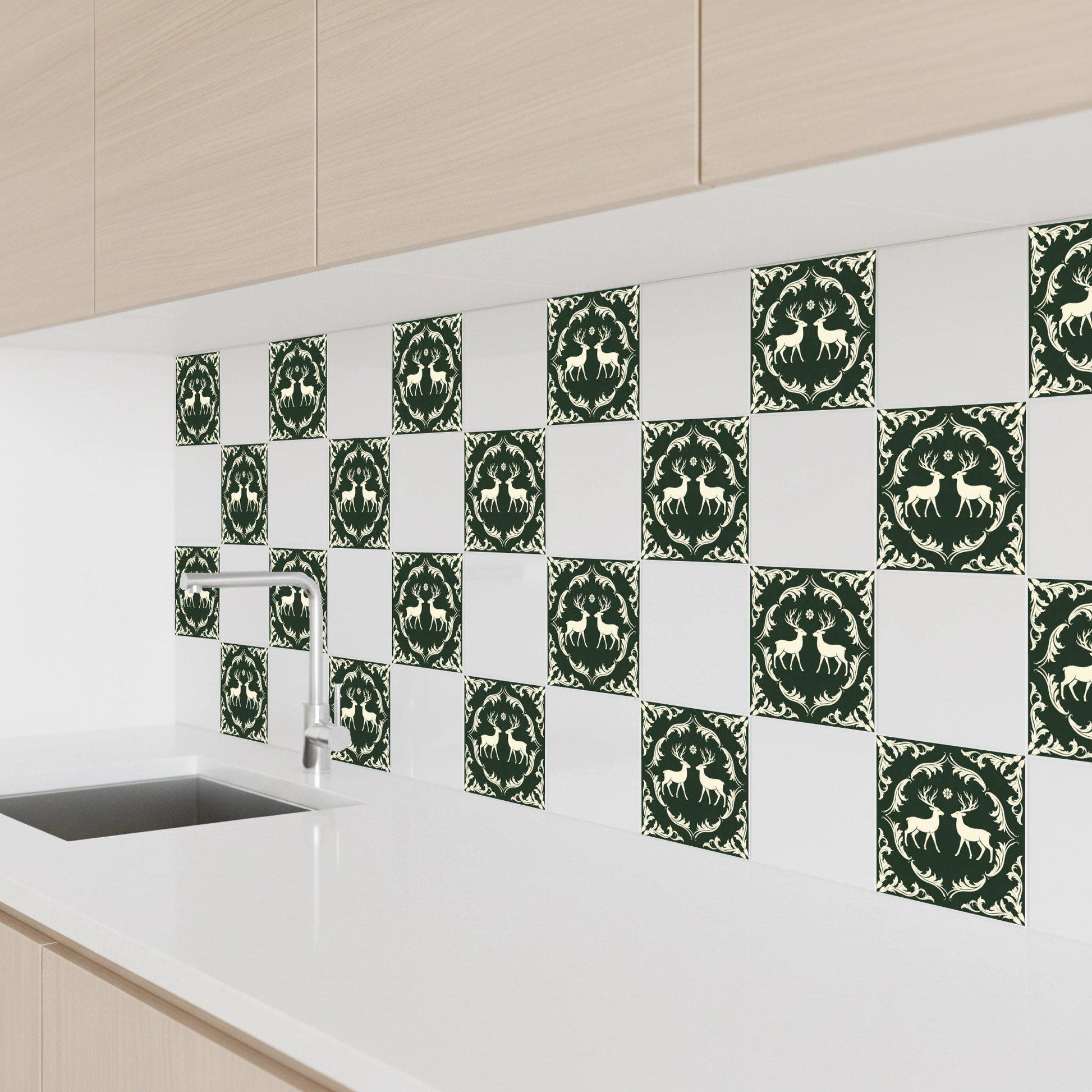 Azulejo Forest Stag
